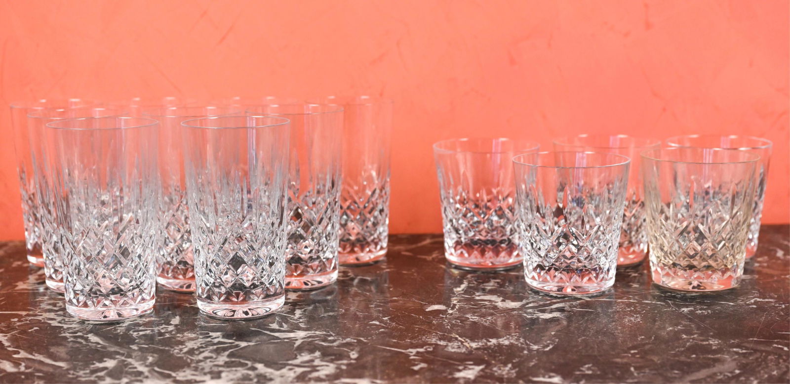 MILLER ROGASKA CRYSTAL TUMBLERS AND GLASSES (1 of 11)