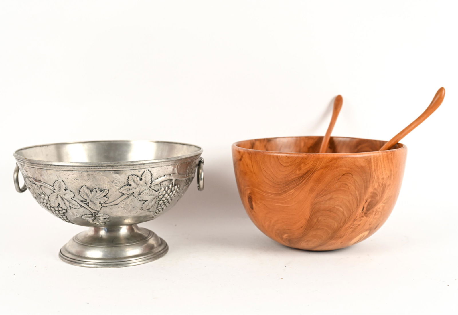 (2) SERVING BOWLS INCL. PEWTER, BURLWOOD (1 of 15)