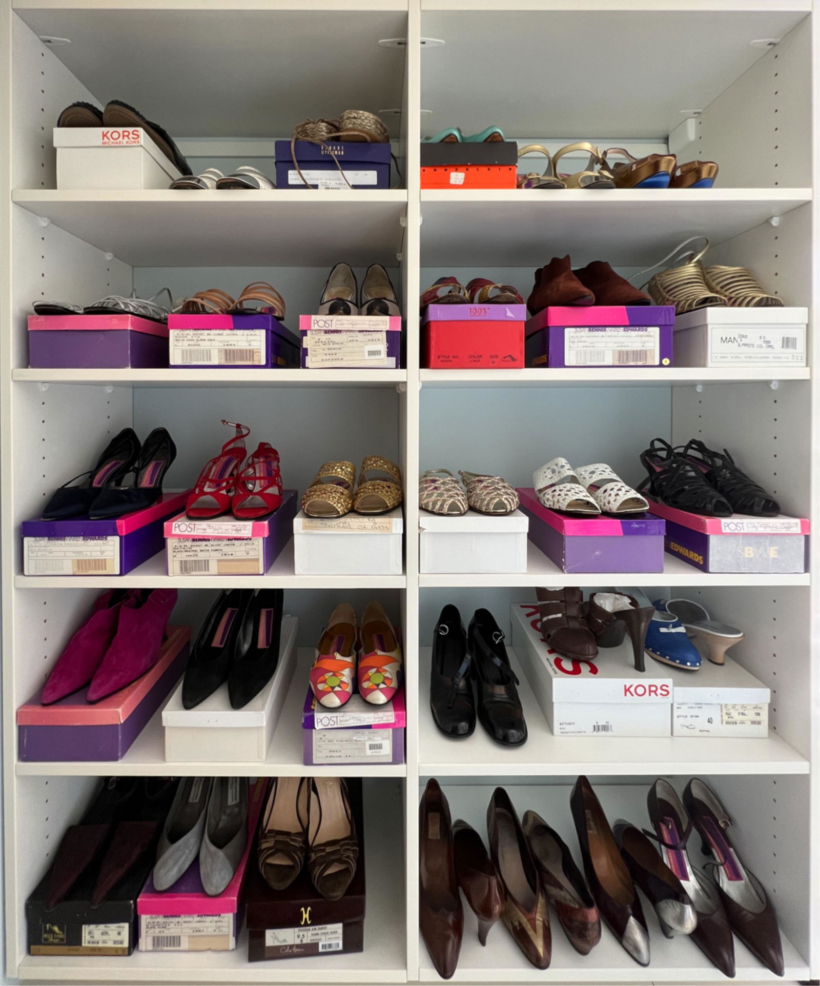 LARGE GROUPING OF VINTAGE & DESIGNER SHOES, 9-10 (1 of 15)