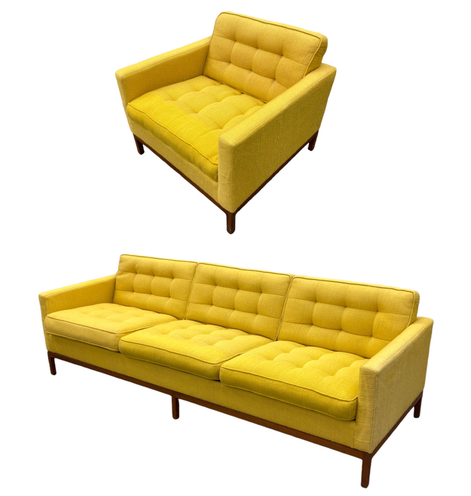 1970'S FLORENCE KNOLL LOUNGE CHAIR & SOFA (1 of 17)