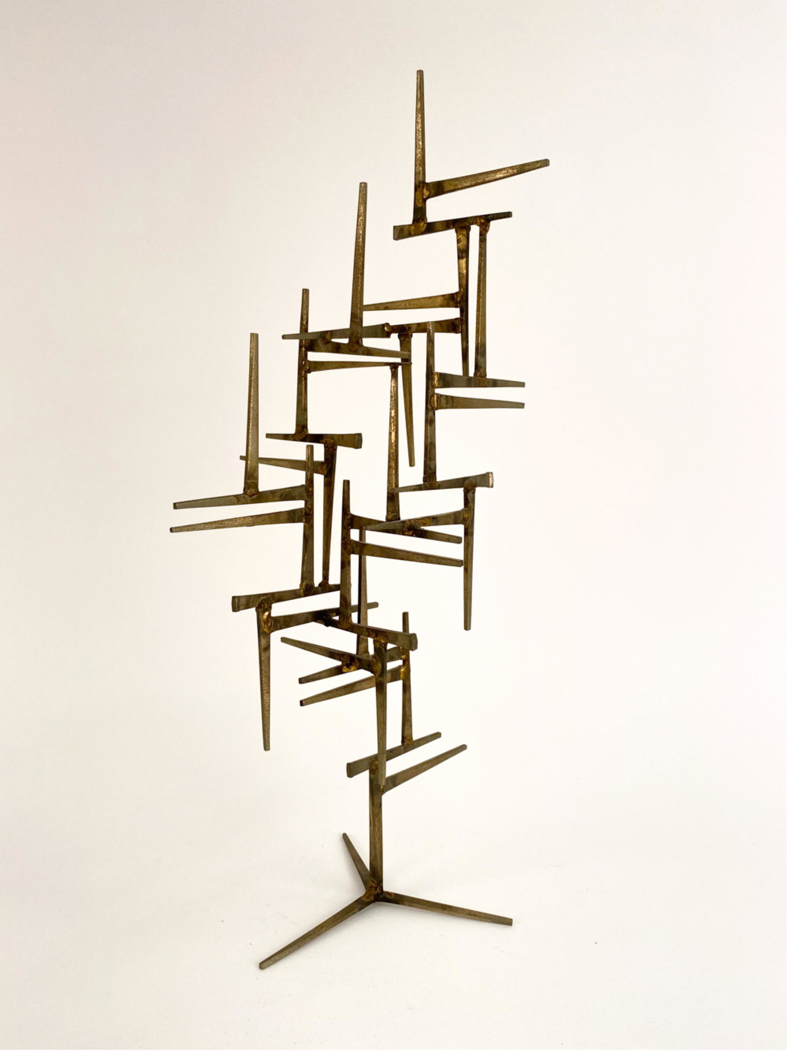 MID-CENTURY BRUTALIST NAIL SCULPTURE (1 of 8)