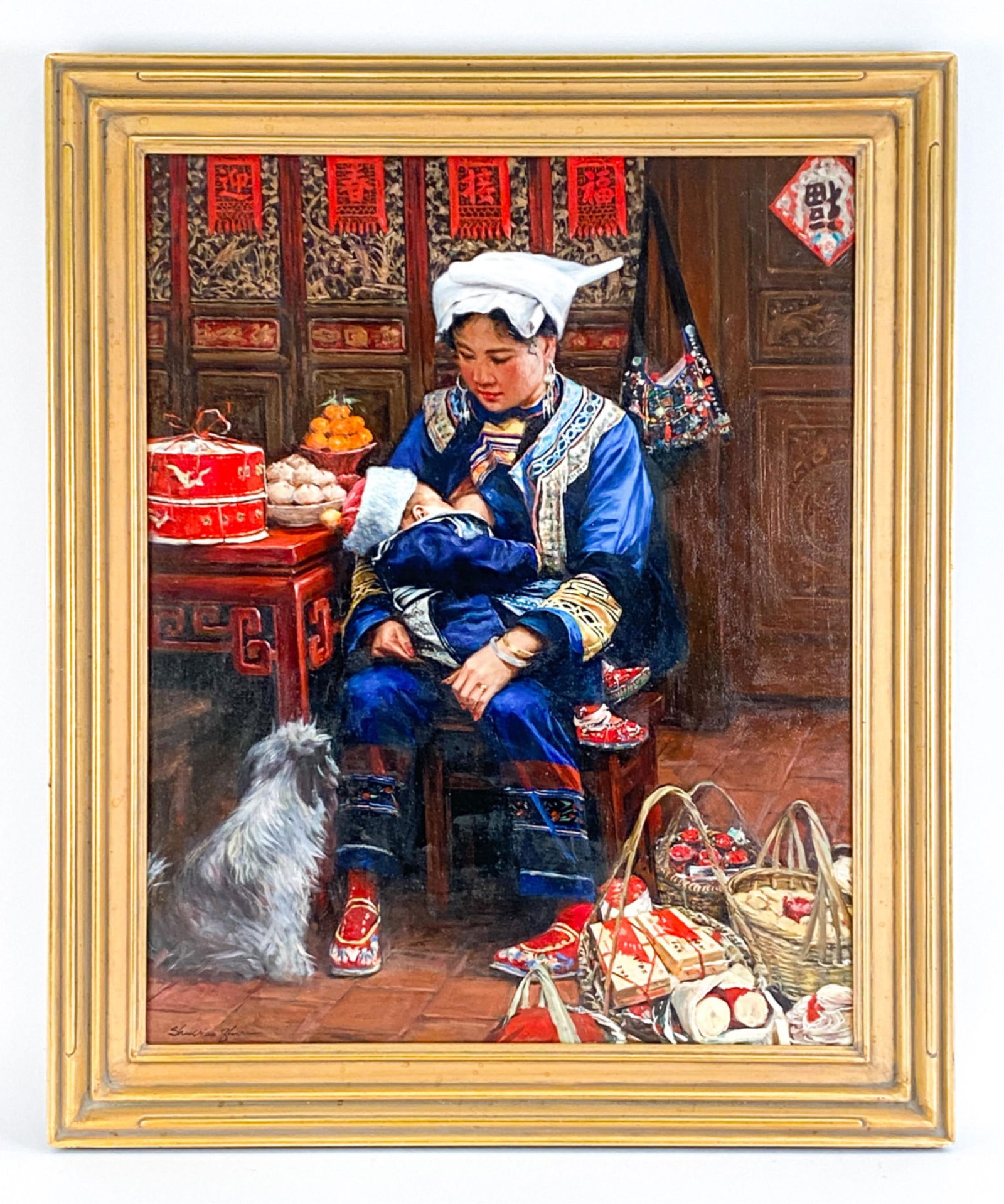 SHUQIAO ZHOU, CHINESE (B. 1938) O/C (1 of 11)