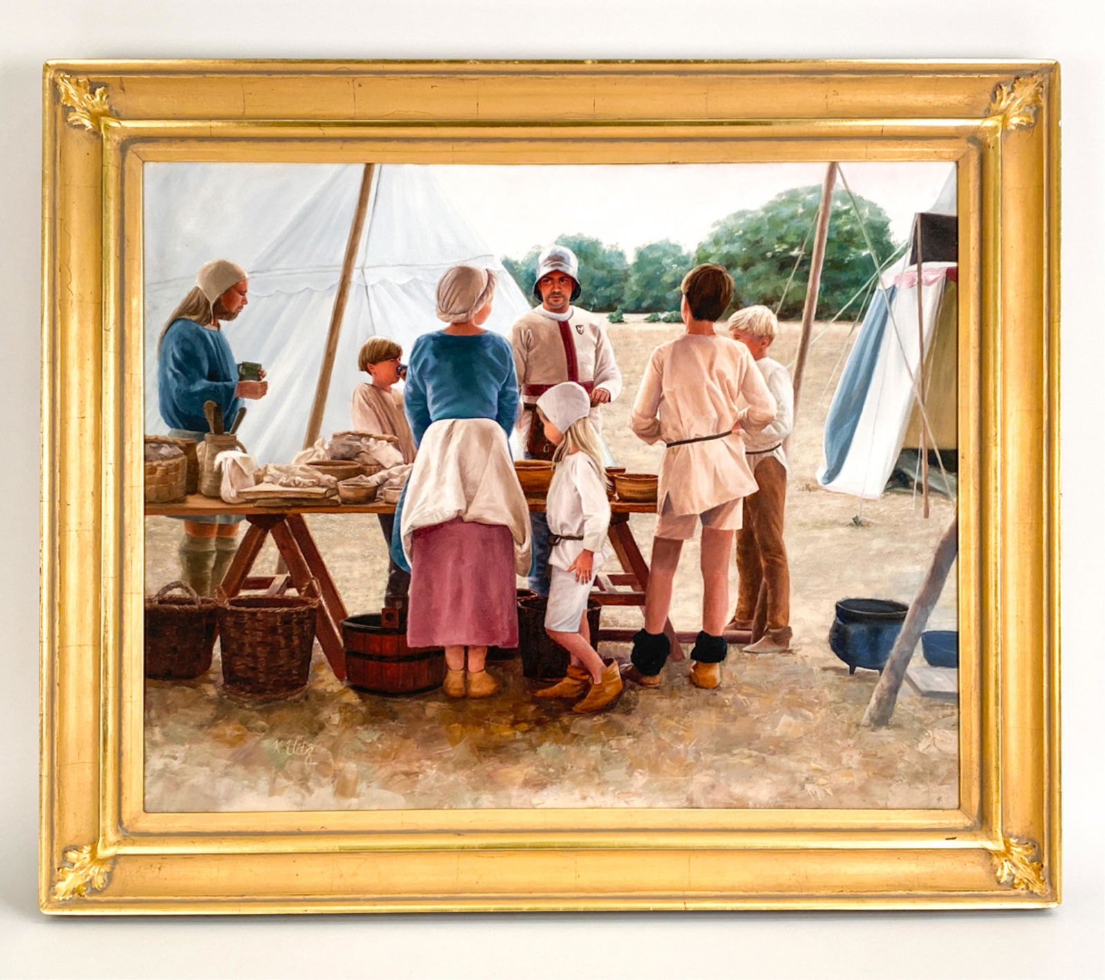 KATHERINE UITZ, BRITISH/TX (CONTEMPORARY) O/C (1 of 9)