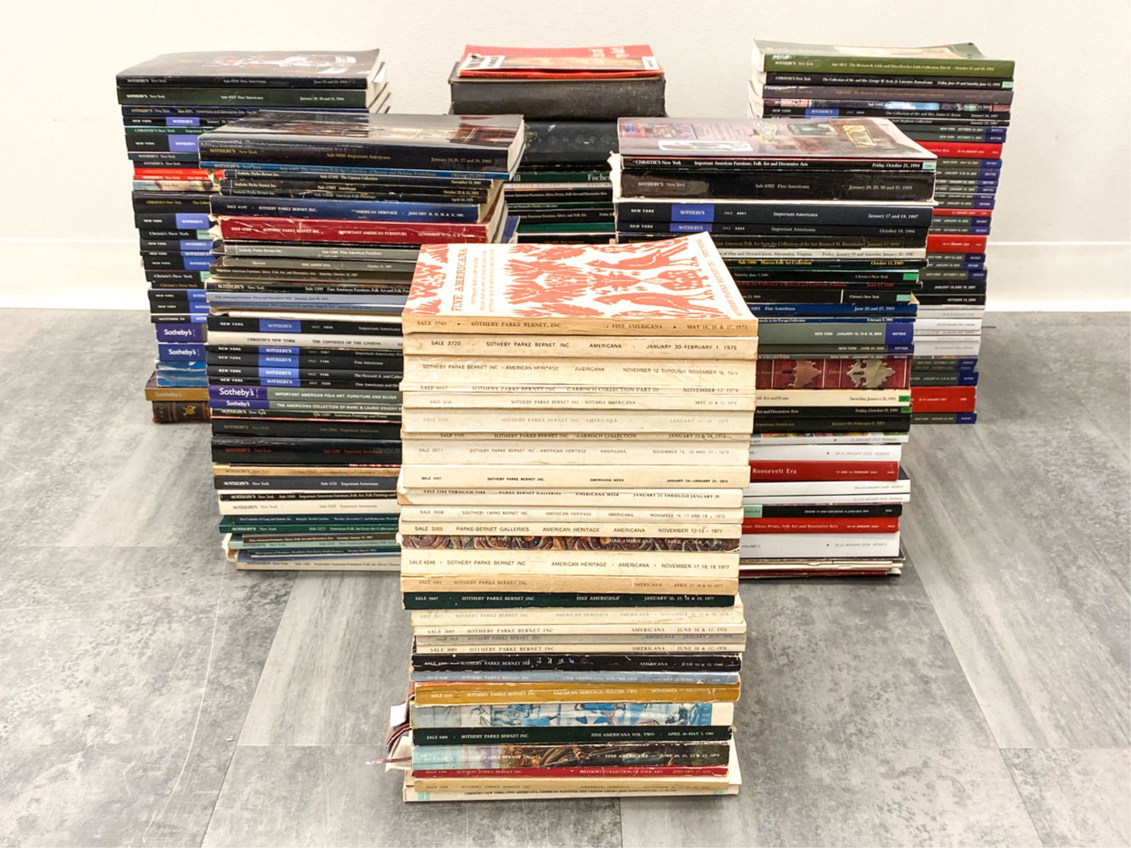 LARGE GROUPING OF AMERICANA AUCTION CATALOGS, ETC. (1 of 19)