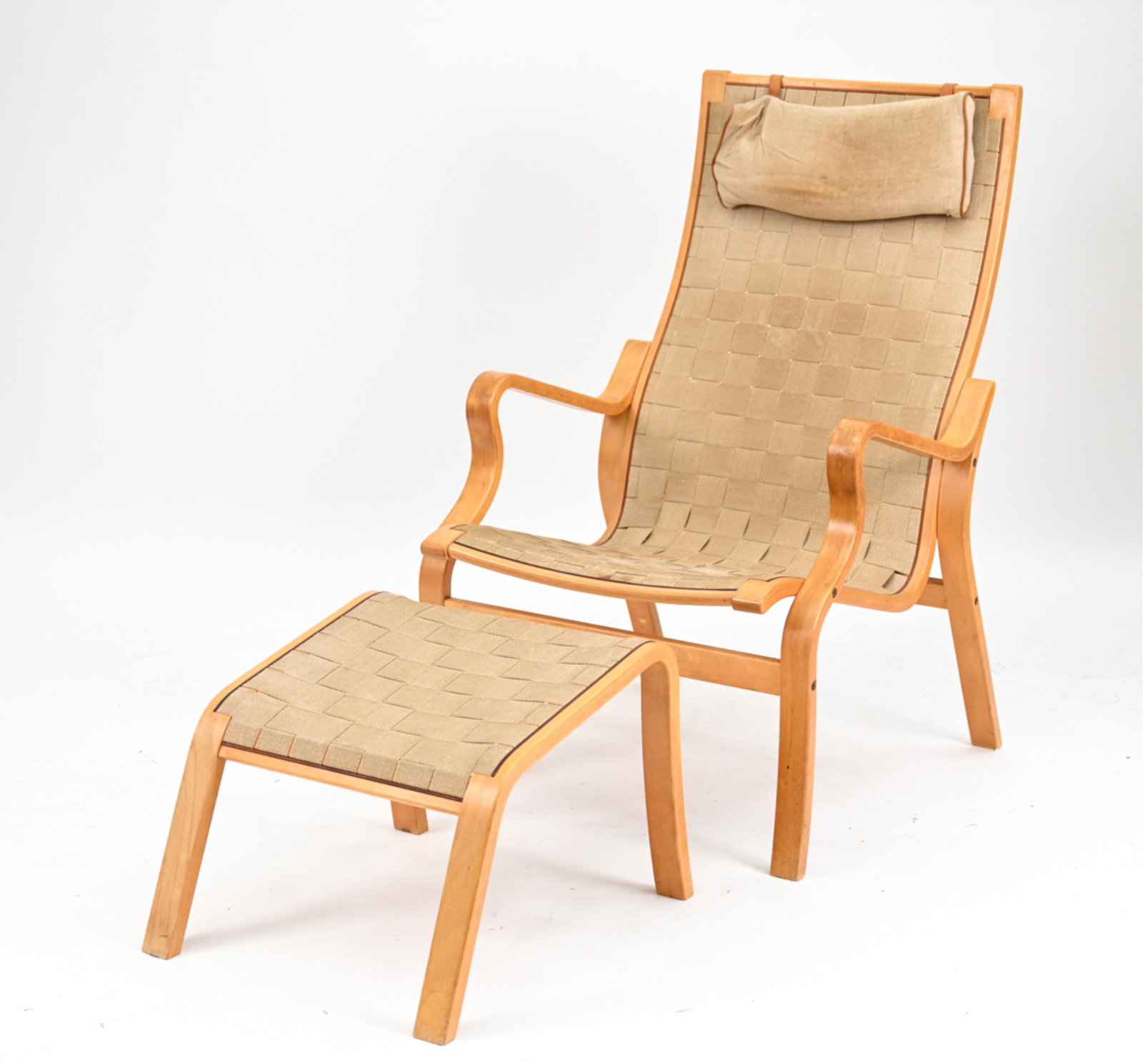 FINN OSTERGAARD "ALBERT" CHAIR & OTTOMAN (1 of 10)