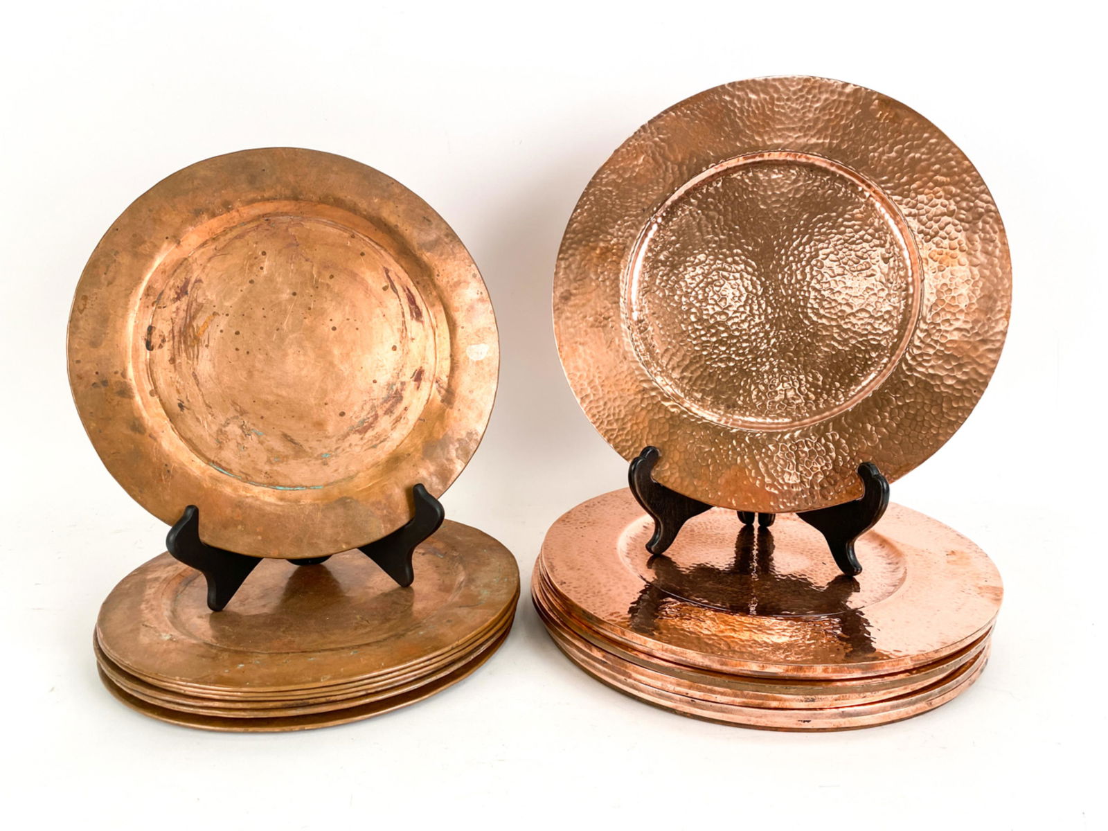 (16) TAXCO MEXICAN COPPER PLATES HAND-HAMMERED (1 of 8)