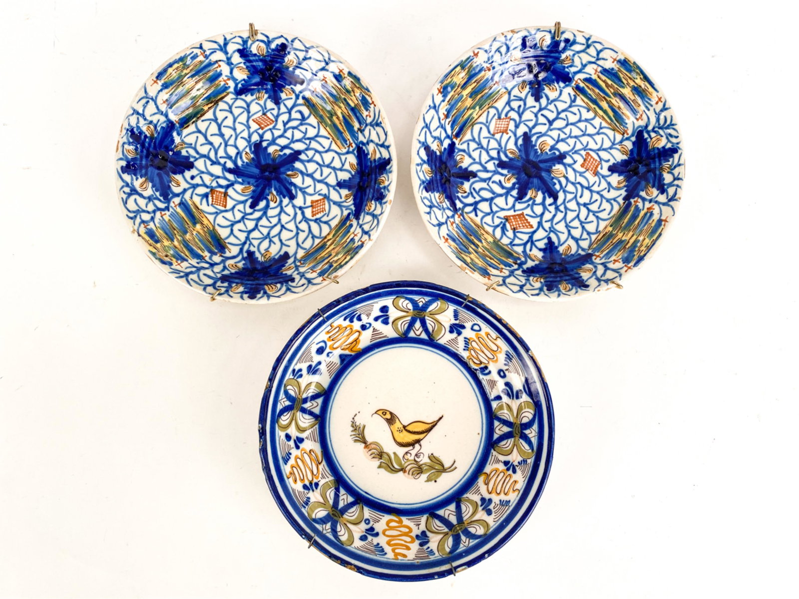 (3) 19TH C. DELFT FAIENCE CHARGERS (1 of 15)