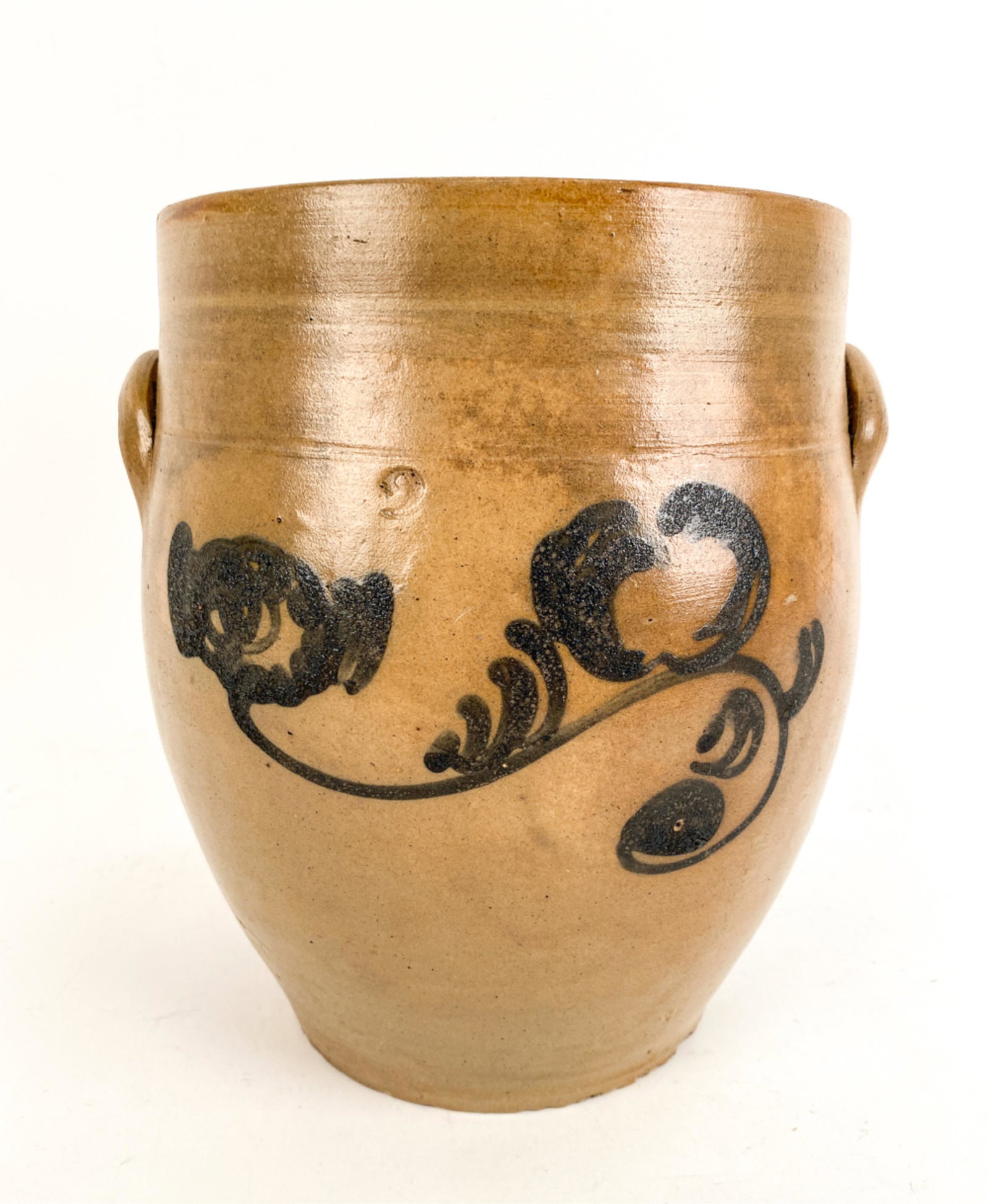 ANTIQUE STONEWARE CROCK (1 of 9)