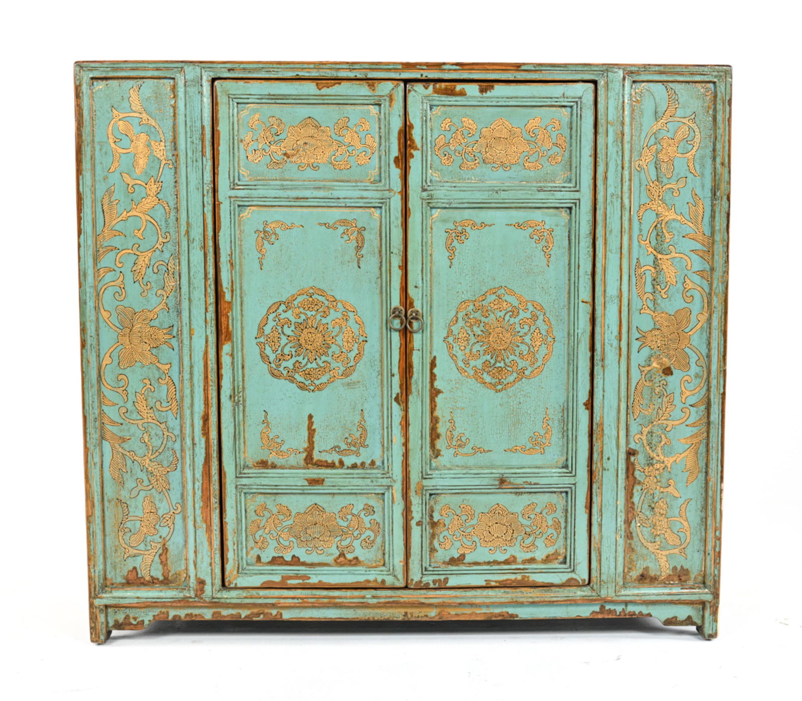 LILLIAN AUGUST RUSTIC CHINOISERIE PAINTED CABINET (1 of 12)