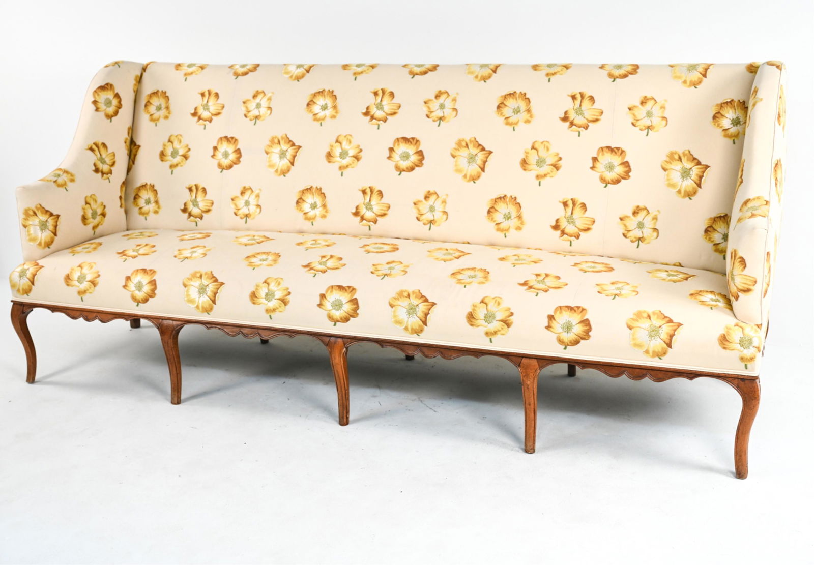FRENCH HIGH-BACK CANAPE SOFA IN LORCA FABRIC (1 of 12)