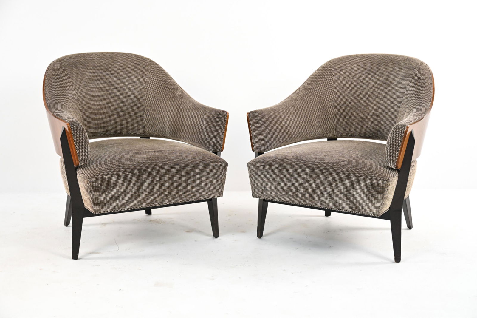 PAIR OF THERIEN STUDIOS ART DECO-STYLE ARMCHAIRS (1 of 8)
