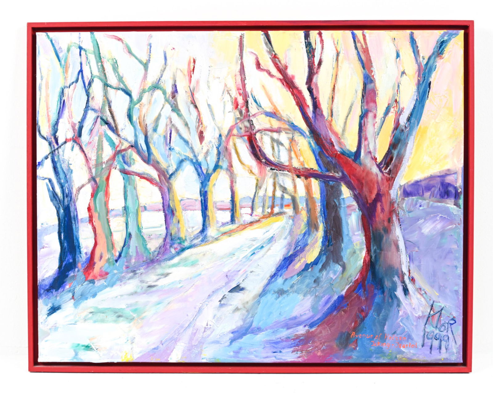 TRAUDL KLOR, GERMAN (21ST C.) O/C WINTER LANDSCAPE (1 of 8)