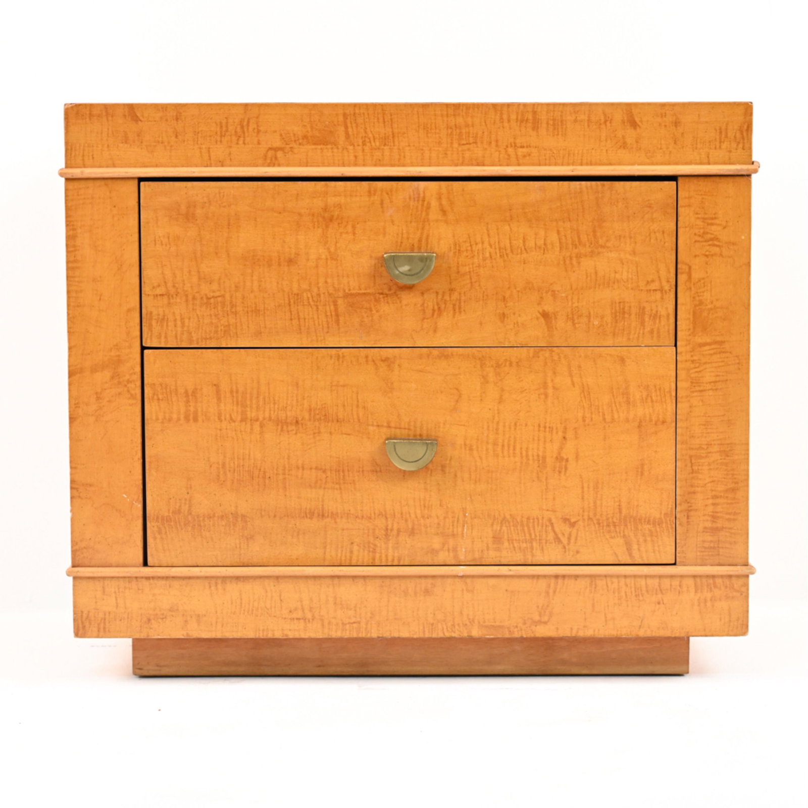 LANE TIGER MAPLE ART DECO-STYLE END TABLE (1 of 9)