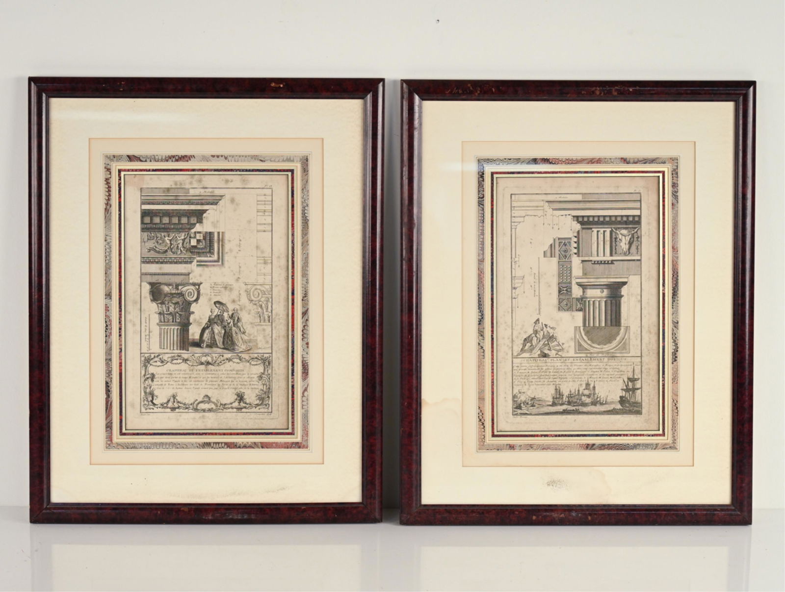 (2) 18TH C. CHARPENTIER ARCHITECTURAL ENGRAVINGS (1 of 8)