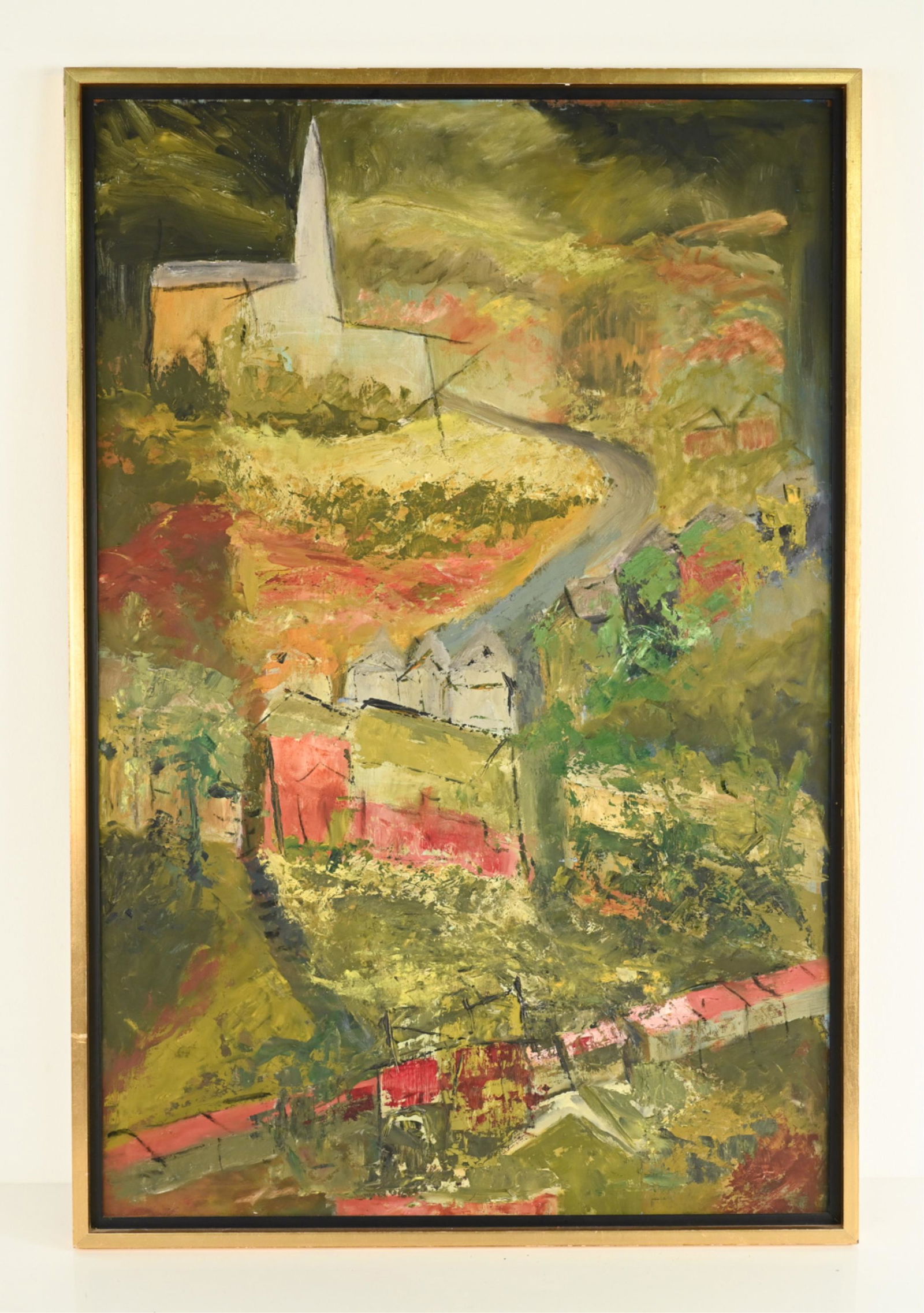 MARJORIE P. WALKER, NY (1907-2005) O/B ABSTRACT (1 of 8)