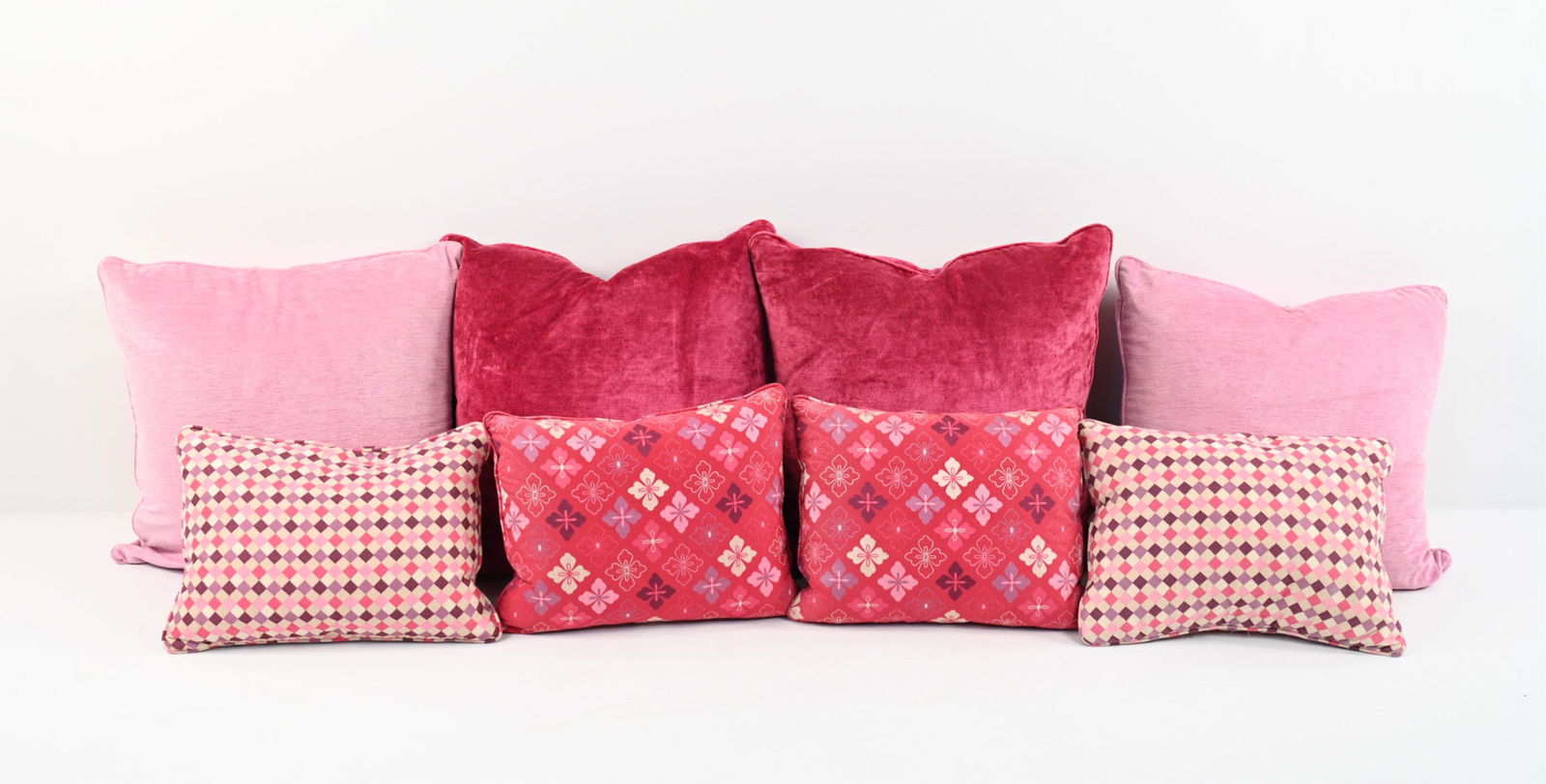GROUPING OF CUSTOM DOWN-FILLED THROW PILLOWS (1 of 11)