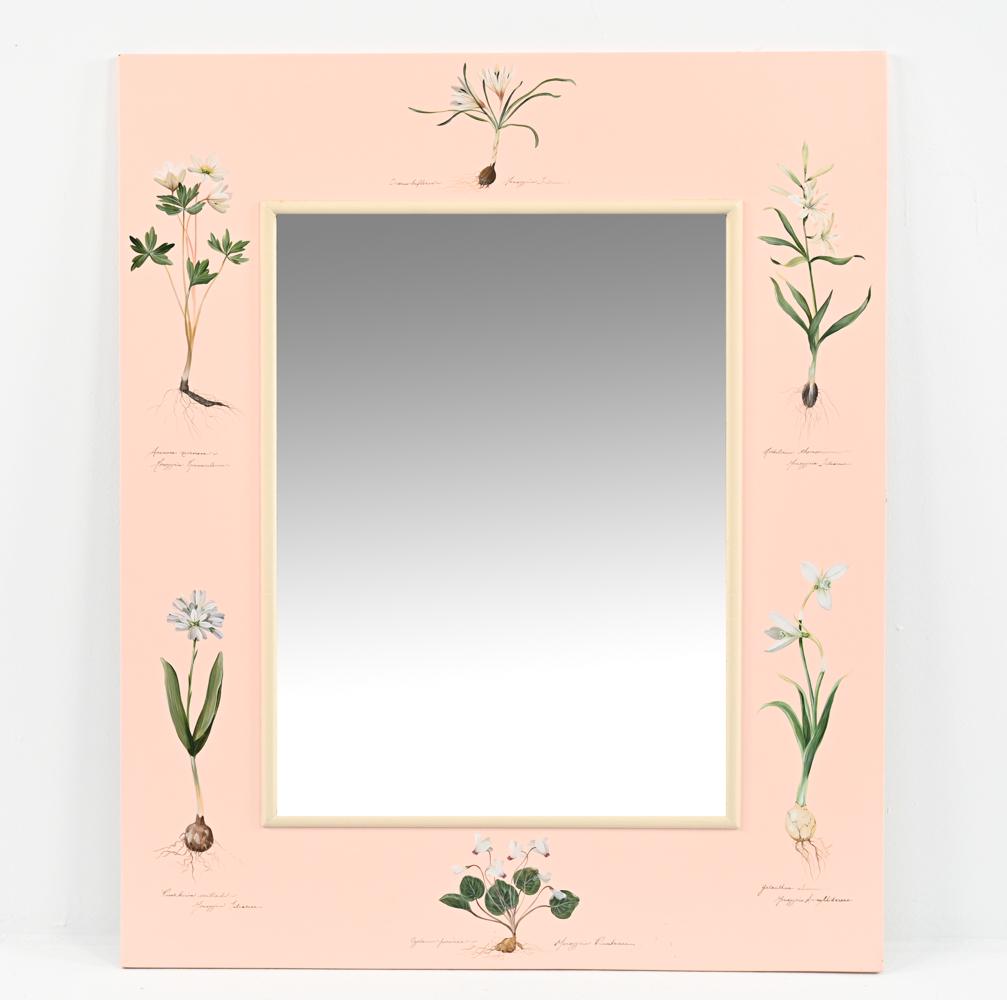 HAND-PAINTED BOTANICAL WALL MIRROR (1 of 5)