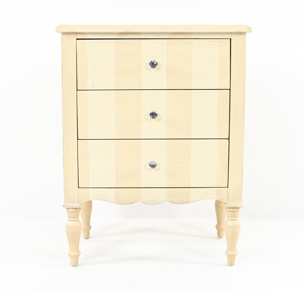 CONTEMPORARY PAINTED SMALL CHEST/NIGHTSTAND (1 of 8)