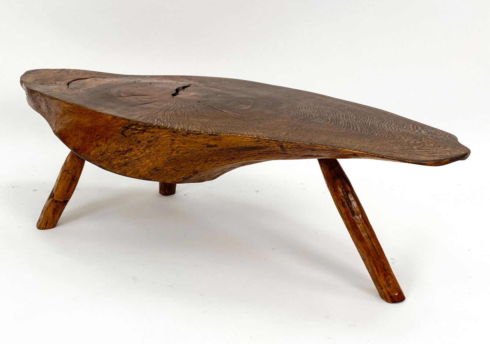 LIVE EDGE COCKTAIL TABLE W/ GUANACASTE WOOD TOP (1 of 9)