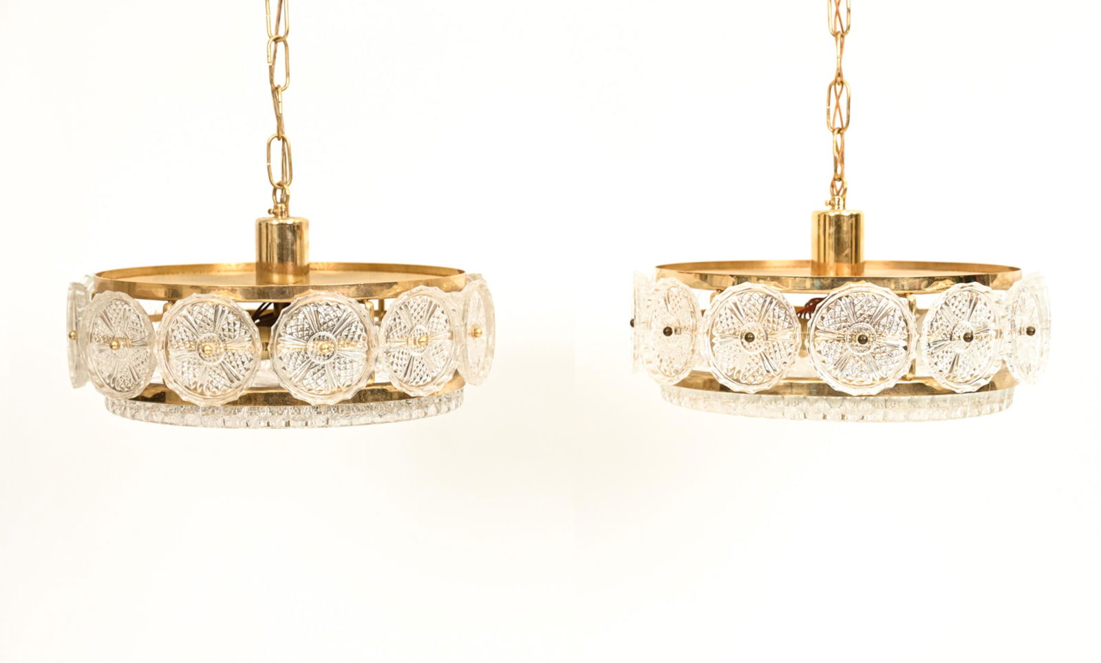 PAIR OF FAGERLUND FOR ORREFORS CHANDELIERS (1 of 12)