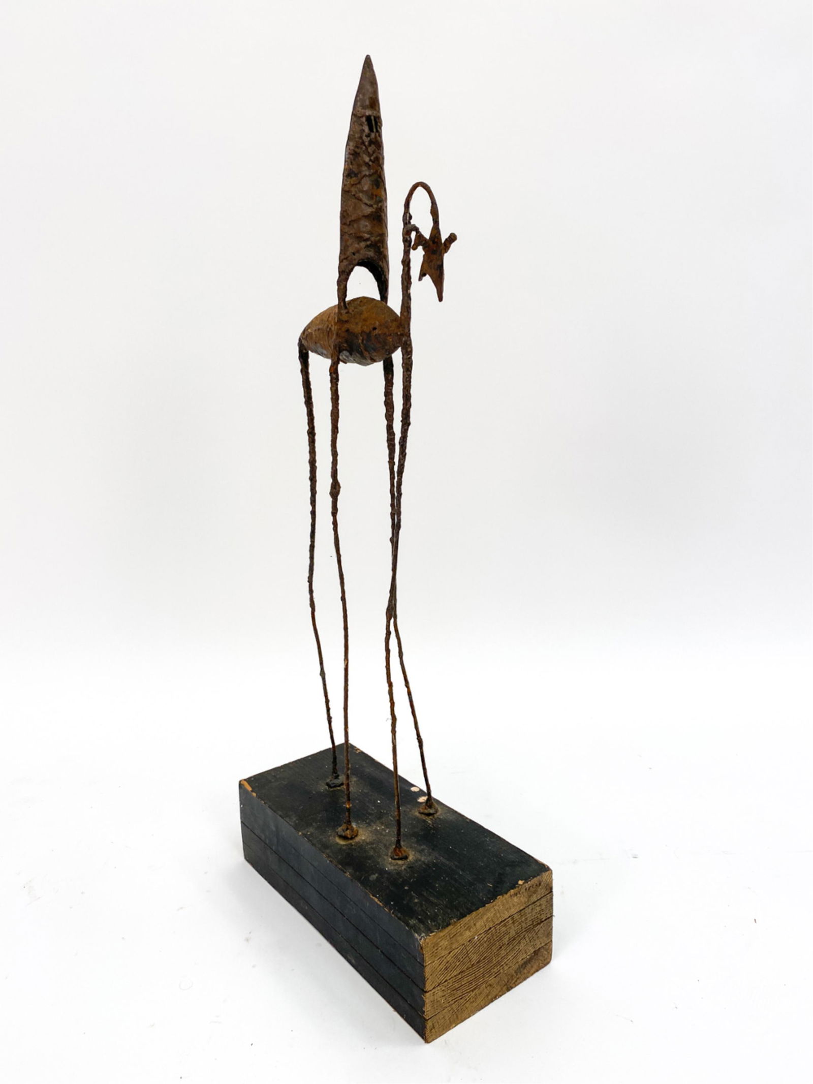 BRUTALIST MOUNTED RIDER SCULPTURE (1 of 16)