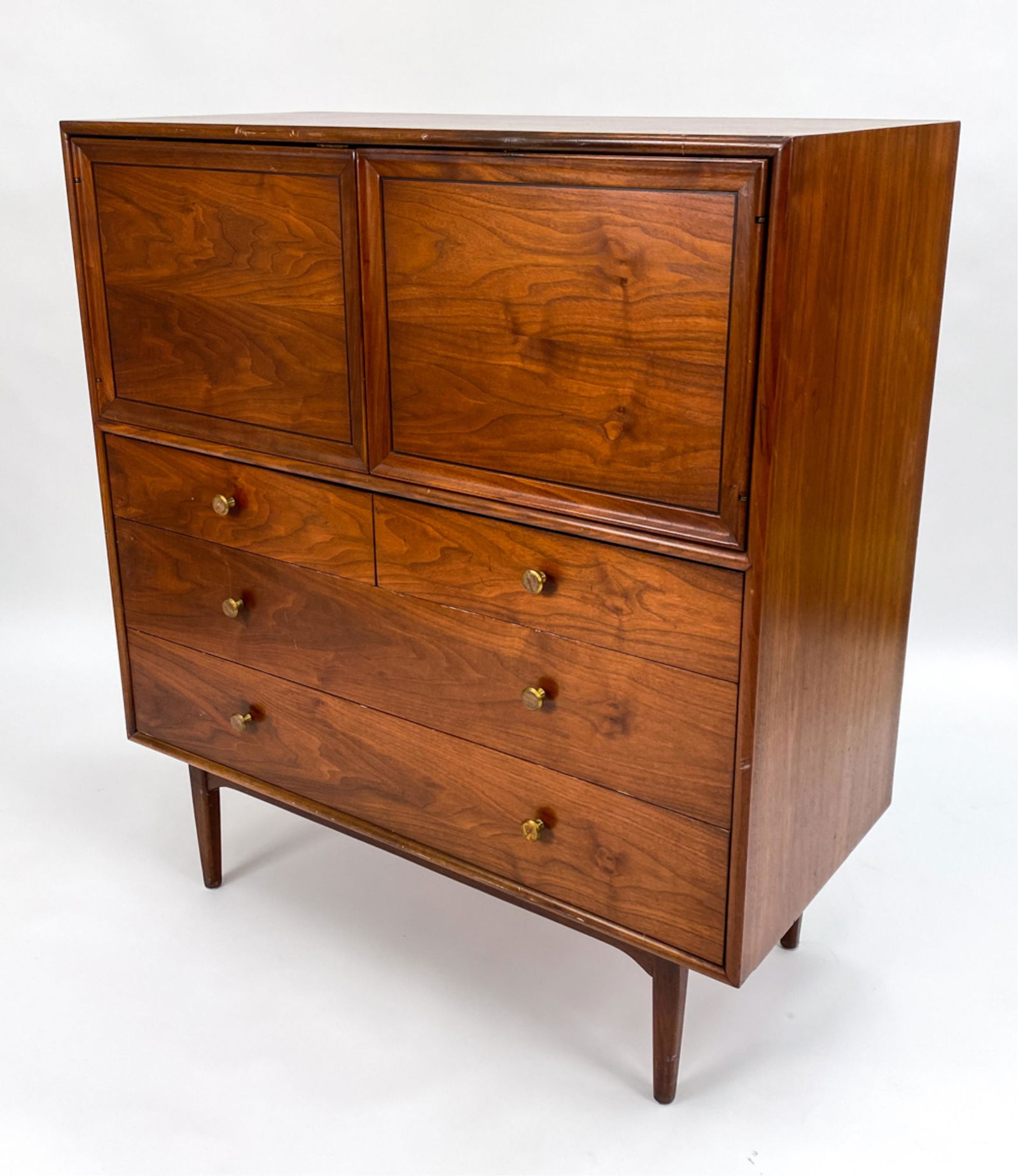 DECLARATION BY DREXEL WALNUT TALL DRESSER (1 of 20)