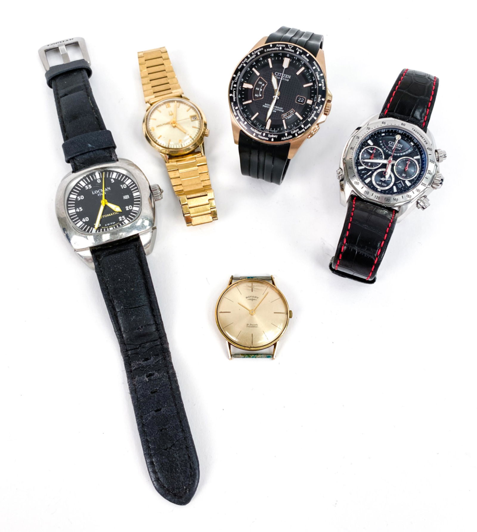 GROUPING OF MEN'S WATCHES INCL. BULOVA, CITIZEN (1 of 10)