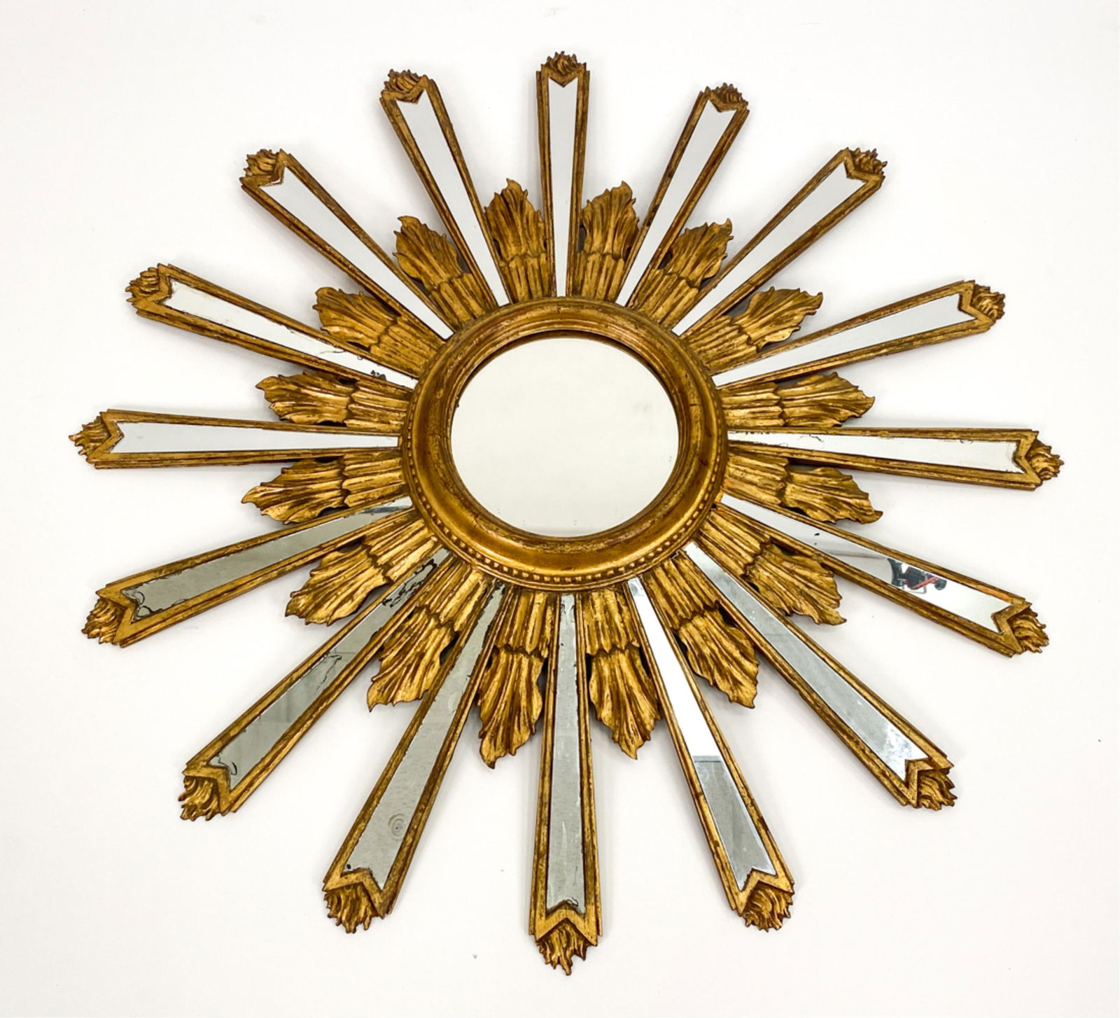 ITALIAN MID-CENTURY SUNBURST MIRROR (1 of 8)