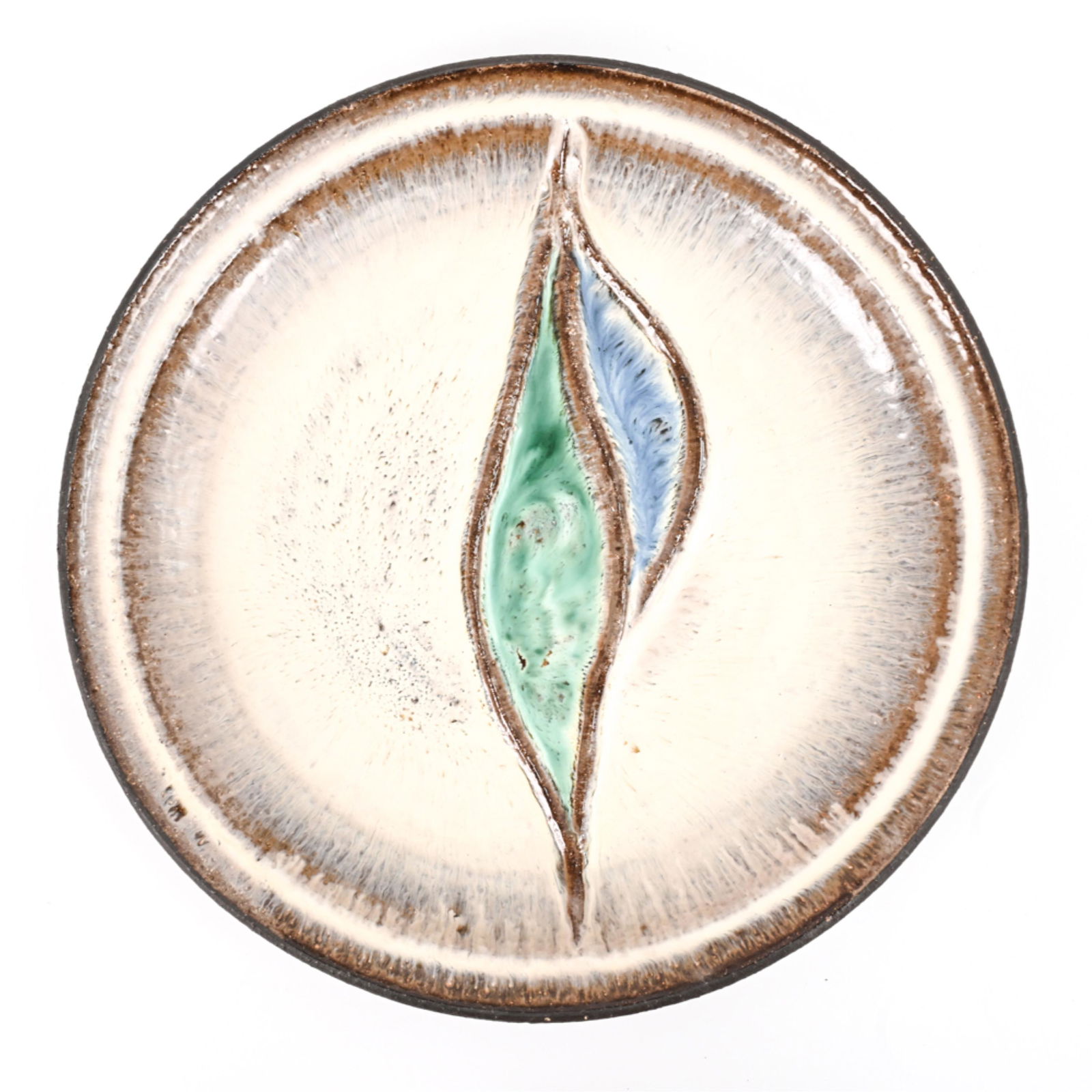 DANISH MID-CENTURY STUDIO POTTERY CHARGER (1 of 15)