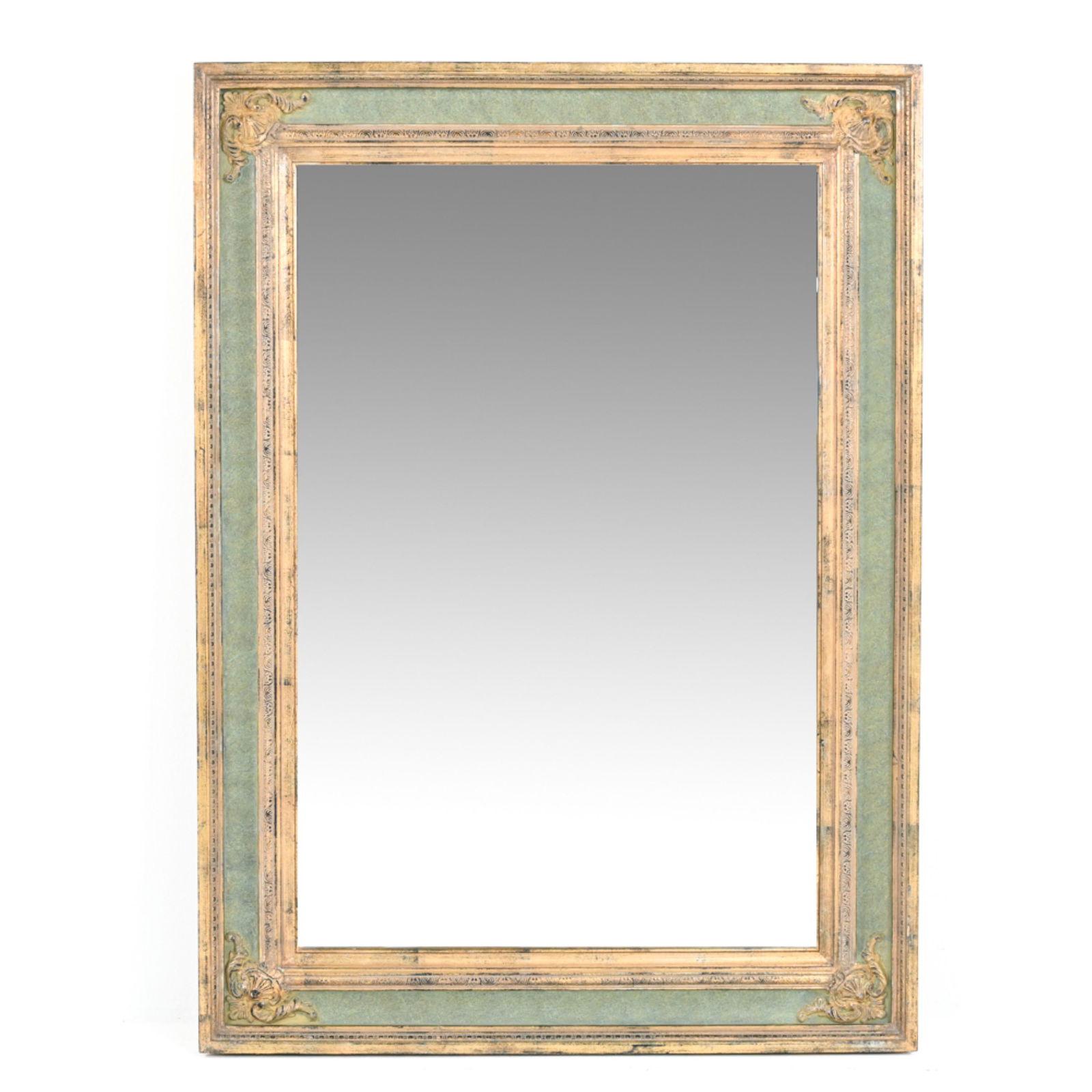 UTTERMOST GILT & PAINT DECORATED WALL MIRROR (1 of 8)