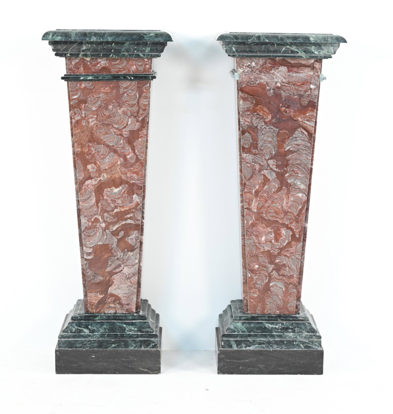 PAIR OF MARBLE PEDESTALS OR PLINTHS (1 of 16)