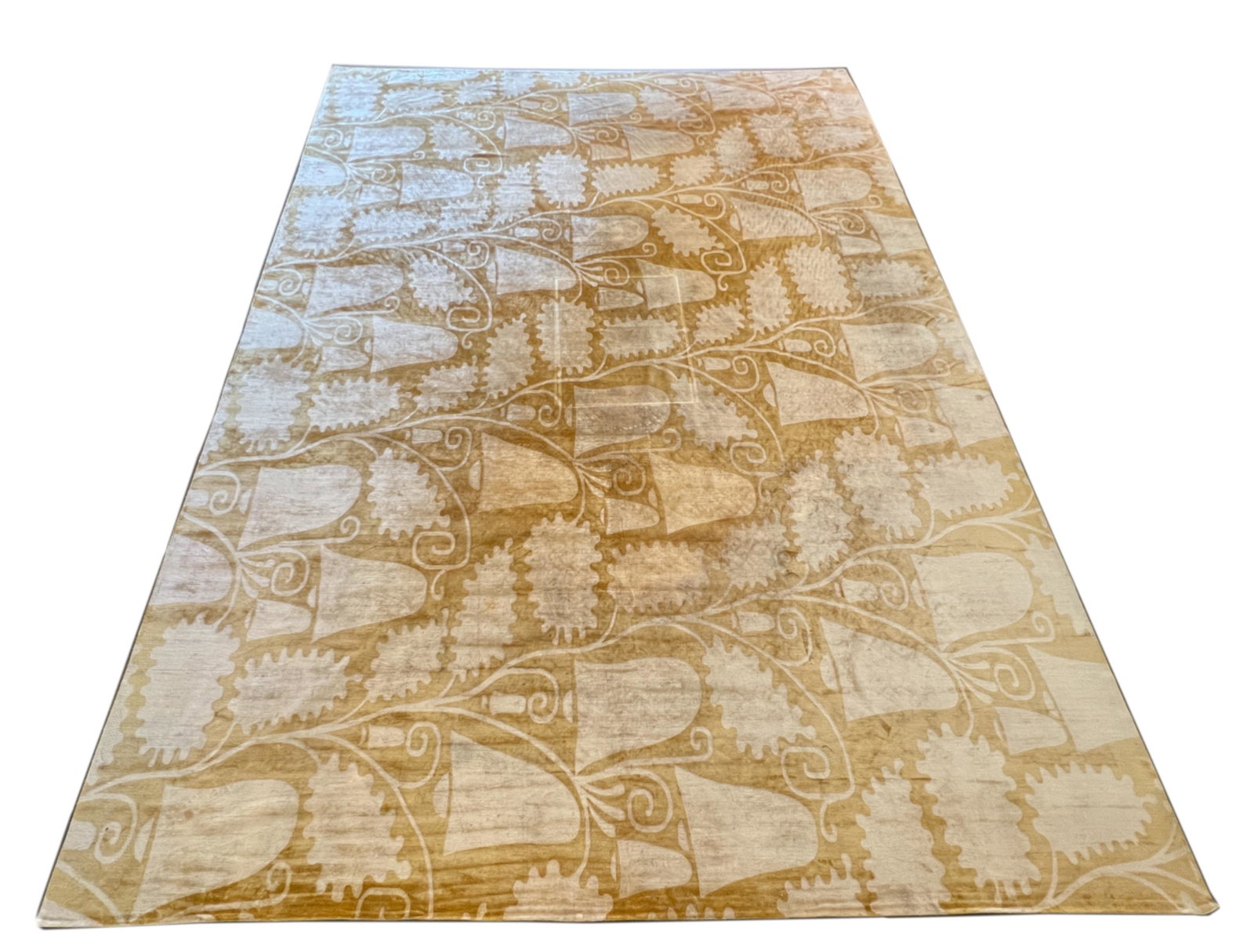 MODERN SILK ROOM-SIZE KILIM RUG (1 of 10)