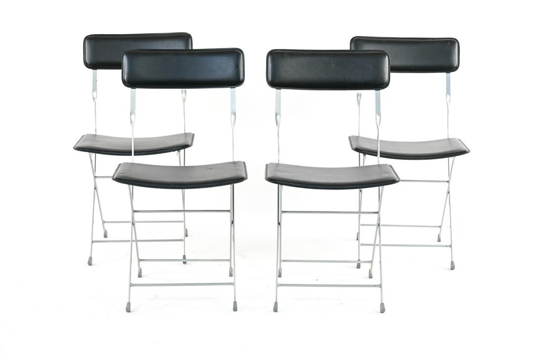 (4) SINTESI FOR DWR LINA LEATHER FOLDING CHAIRS (1 of 12)