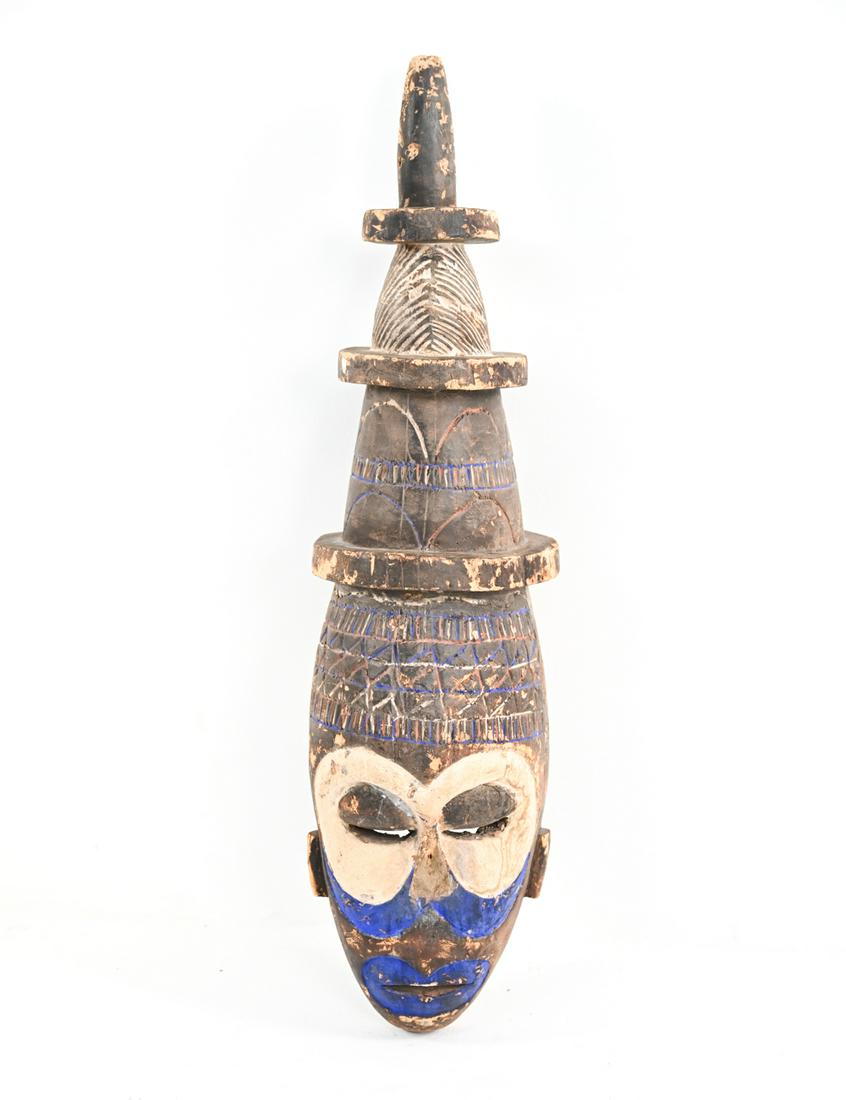 LARGE WEST-CENTRAL AFRICAN TRIBAL MASK (1 of 11)