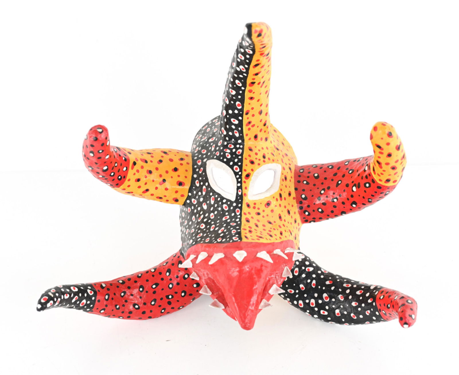 PUERTO RICAN VEJIGANTE PAPER-MACHE CARNIVAL MASK (1 of 13)