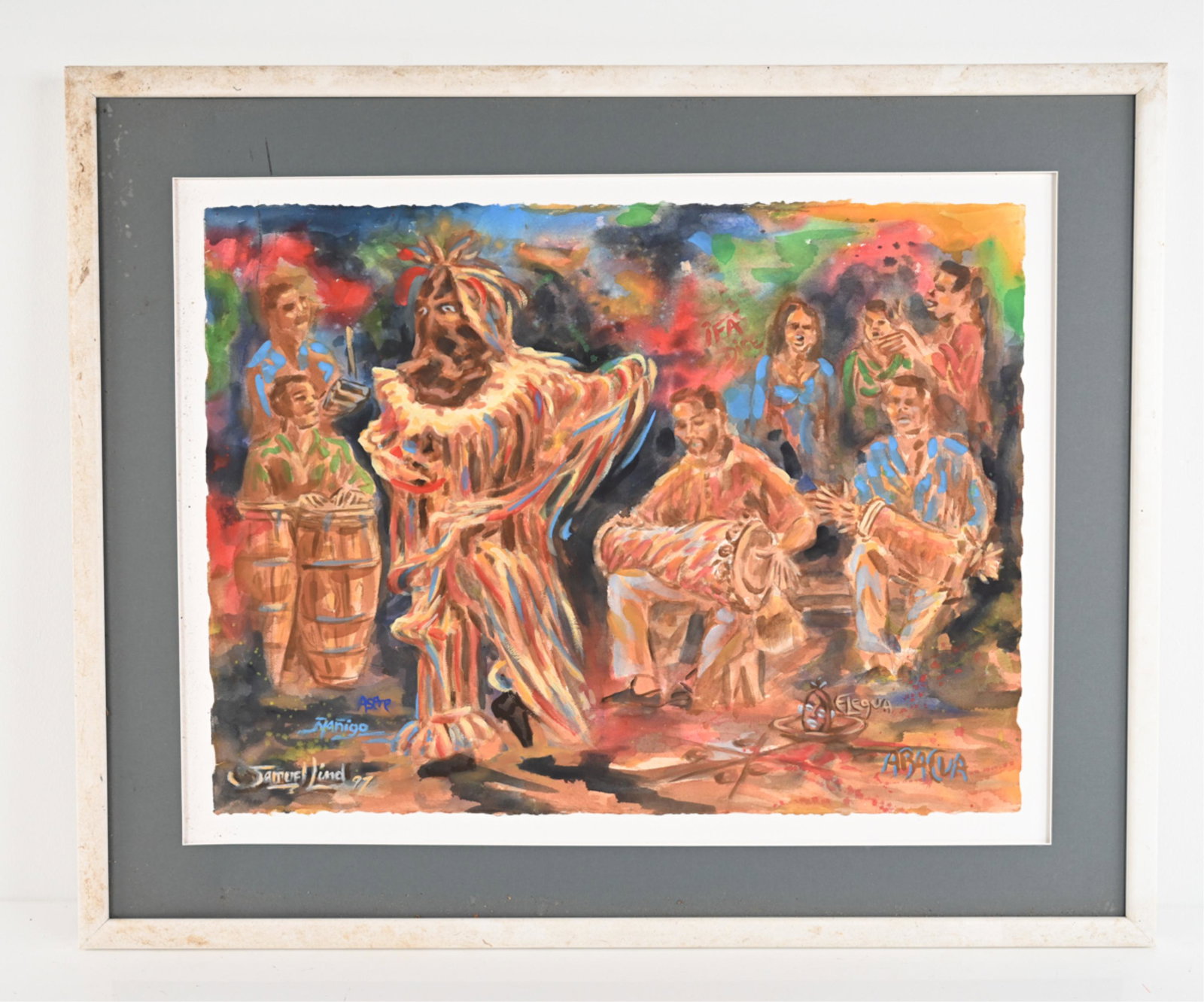 SAMUEL LIND, PUERTO RICO (21ST C.) WATERCOLOR (1 of 11)