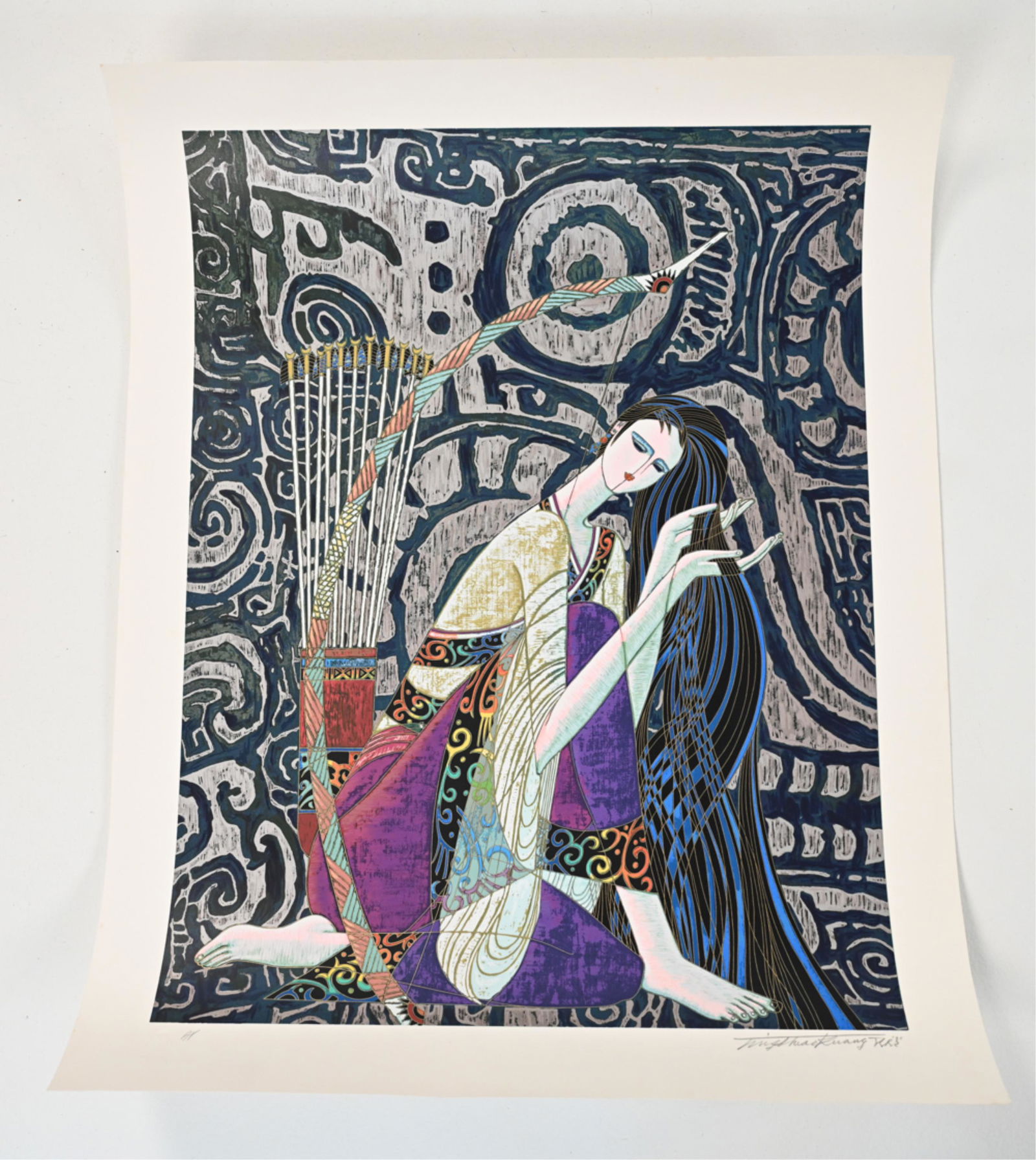 TING SHAO KUANG, CHINESE (B. 1939) LITHOGRAPH (1 of 11)