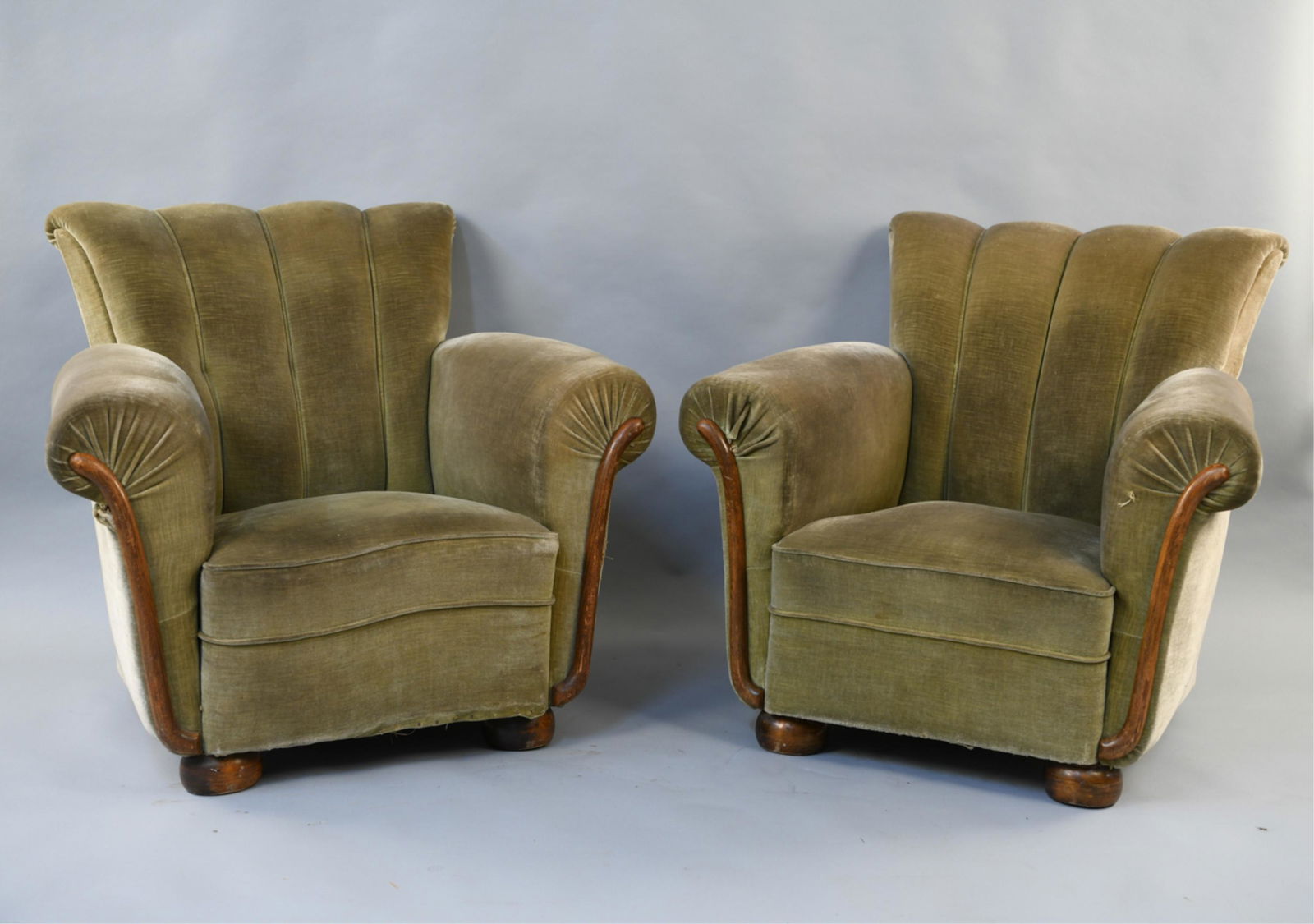 PAIR OF SWEDISH ART DECO CLUB CHAIRS (1 of 16)