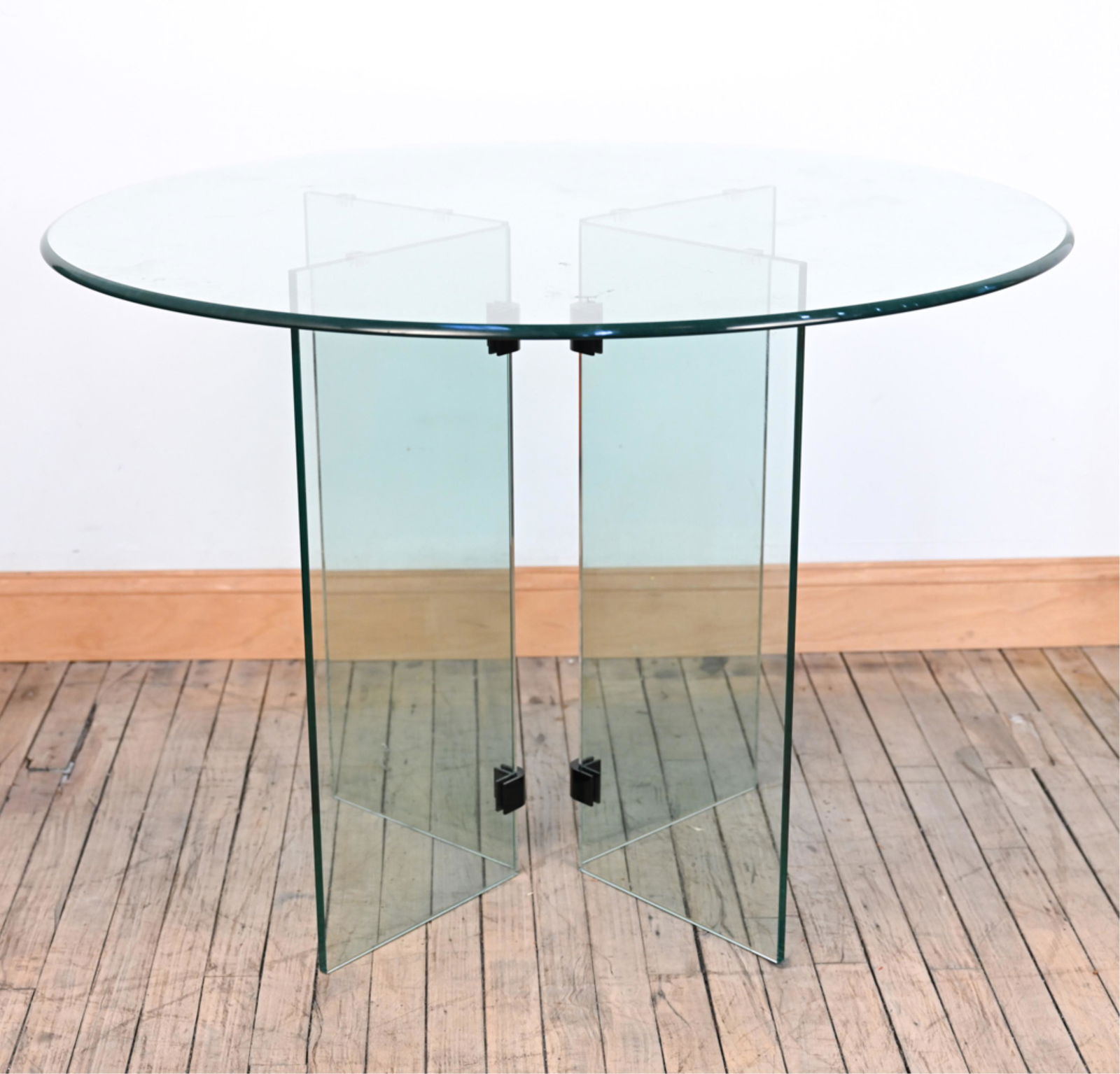 MANNER OF LEON ROSEN GLASS DINING TABLE (1 of 13)