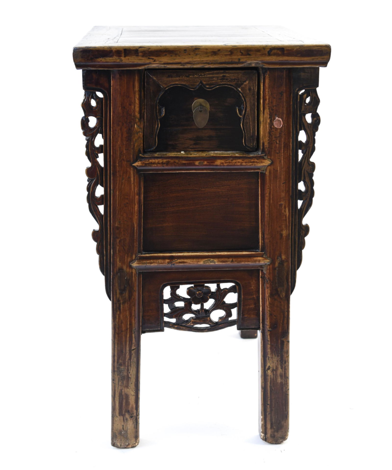 ANTIQUE CARVED CHINESE SIDE TABLE (1 of 11)