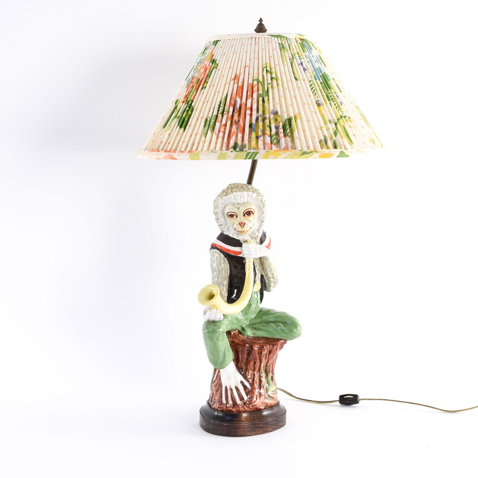 VINTAGE CERAMIC MONKEY LAMP (1 of 15)