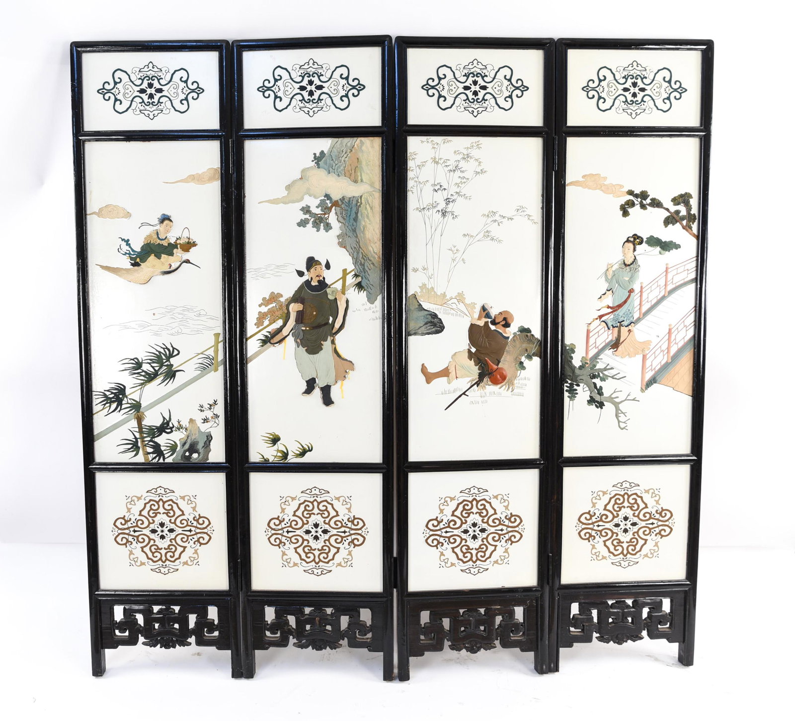 ASIAN ROOM DIVIDER FOLDING SCREEN (1 of 16)