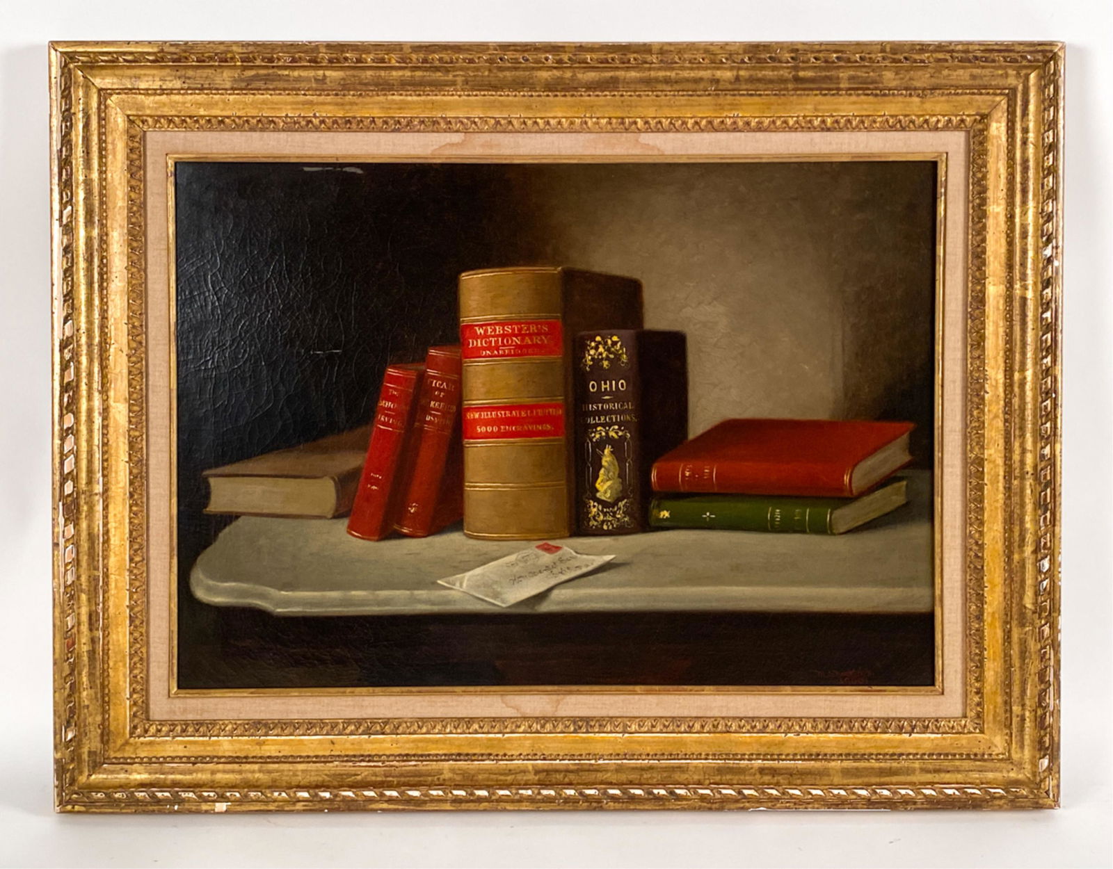 19TH C. AMERICAN TROMPE L'OEIL O/C (1 of 11)