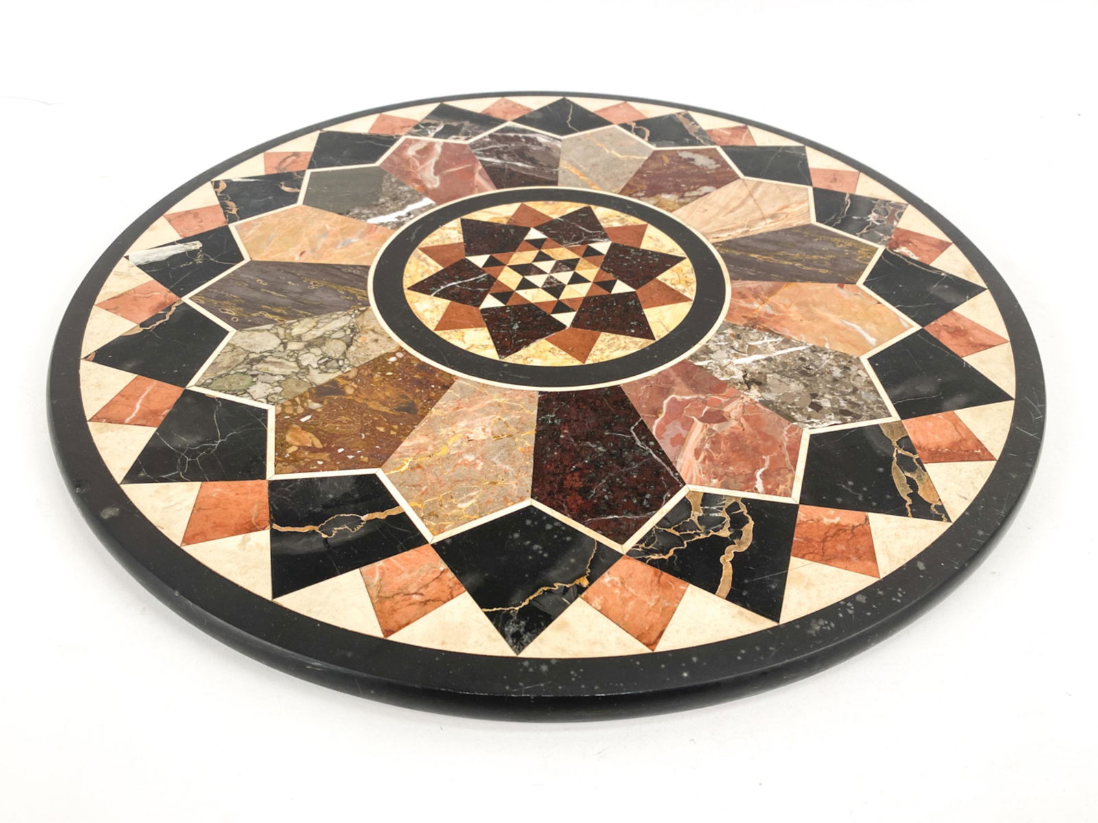 19TH C. ITALIAN MARBLE SPECIMEN TABLE TOP (1 of 9)