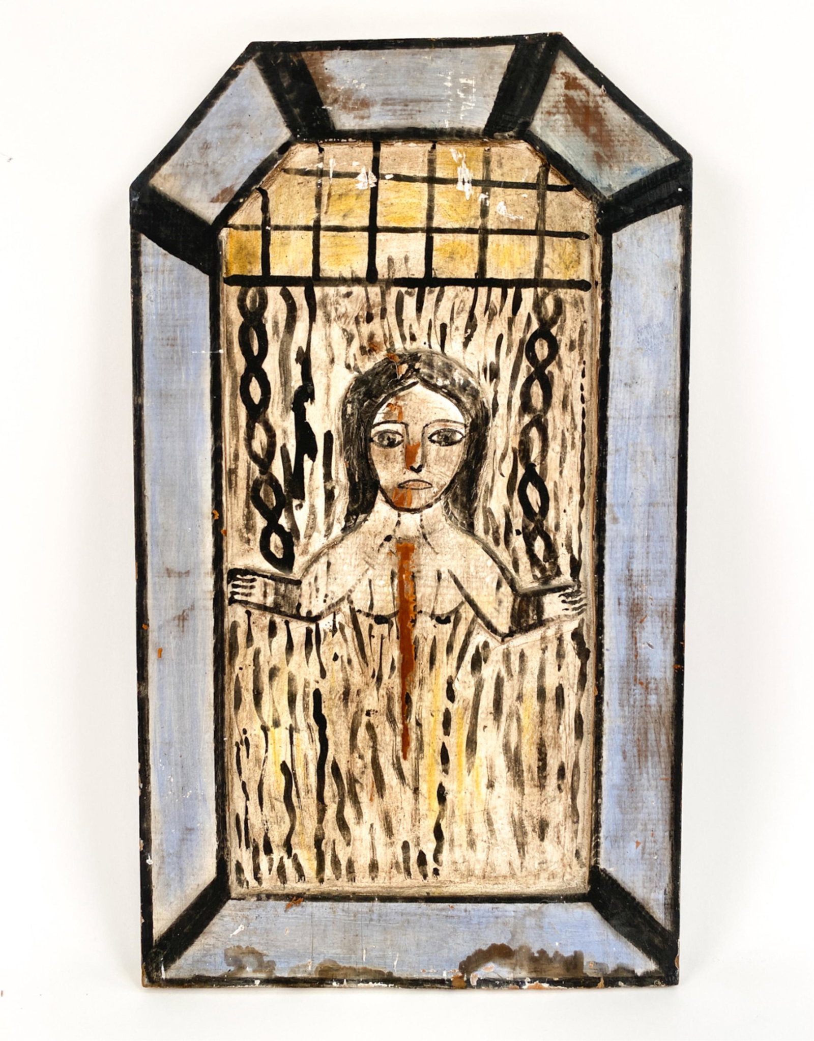 19TH C. NEW MEXICO RETABLO (1 of 7)