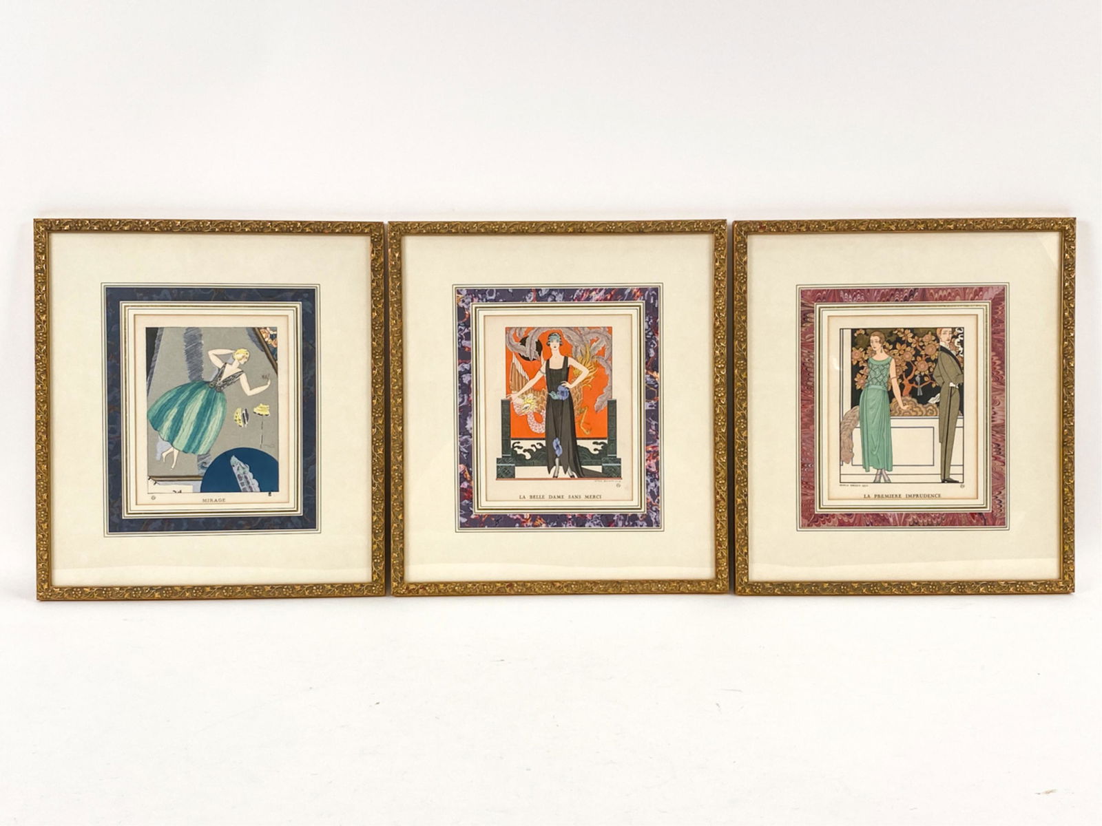 (3) GEORGE BARBIER (1882-1932) DECO FASHION PRINTS (1 of 19)