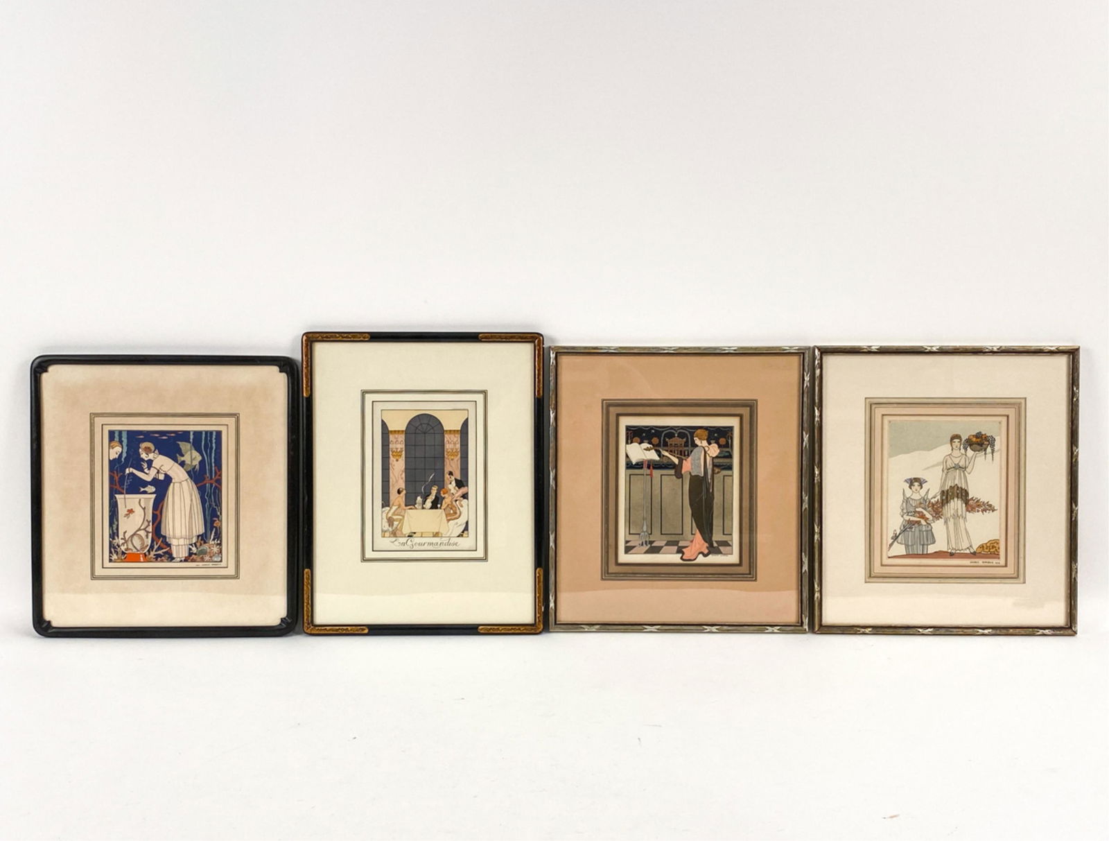 (4) GEORGE BARBIER (1882-1932) DECO FASHION PRINTS (1 of 19)