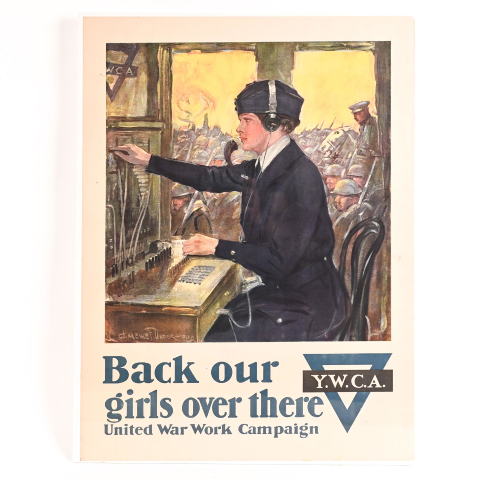CLARENCE UNDERWOOD Y.W.C.A WWI POSTER (1 of 11)