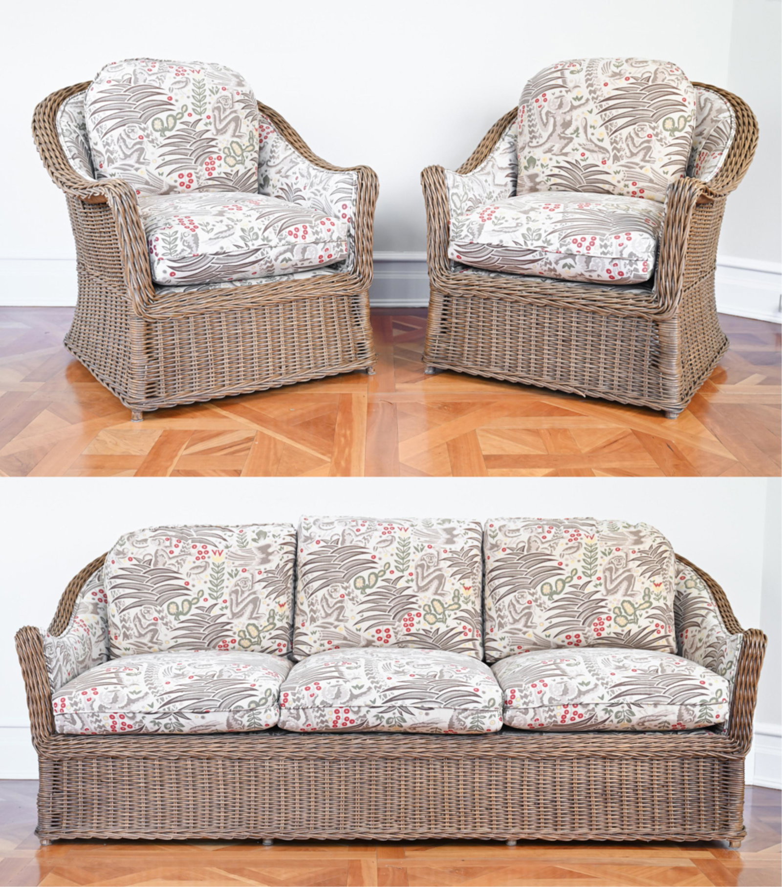 CONTEMPORARY WICKER SEATING SUITE (1 of 20)