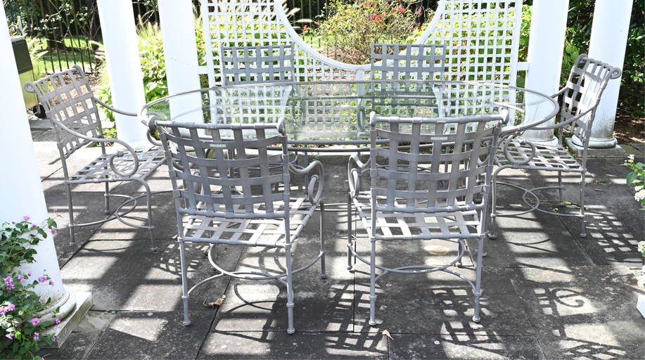 Brown Jordan Patio Dining Table & (6) Chairs